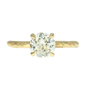 1.32ct GIA Crown Jubilee® Diamond Evergreen Solitiare in 18k Yellow Gold