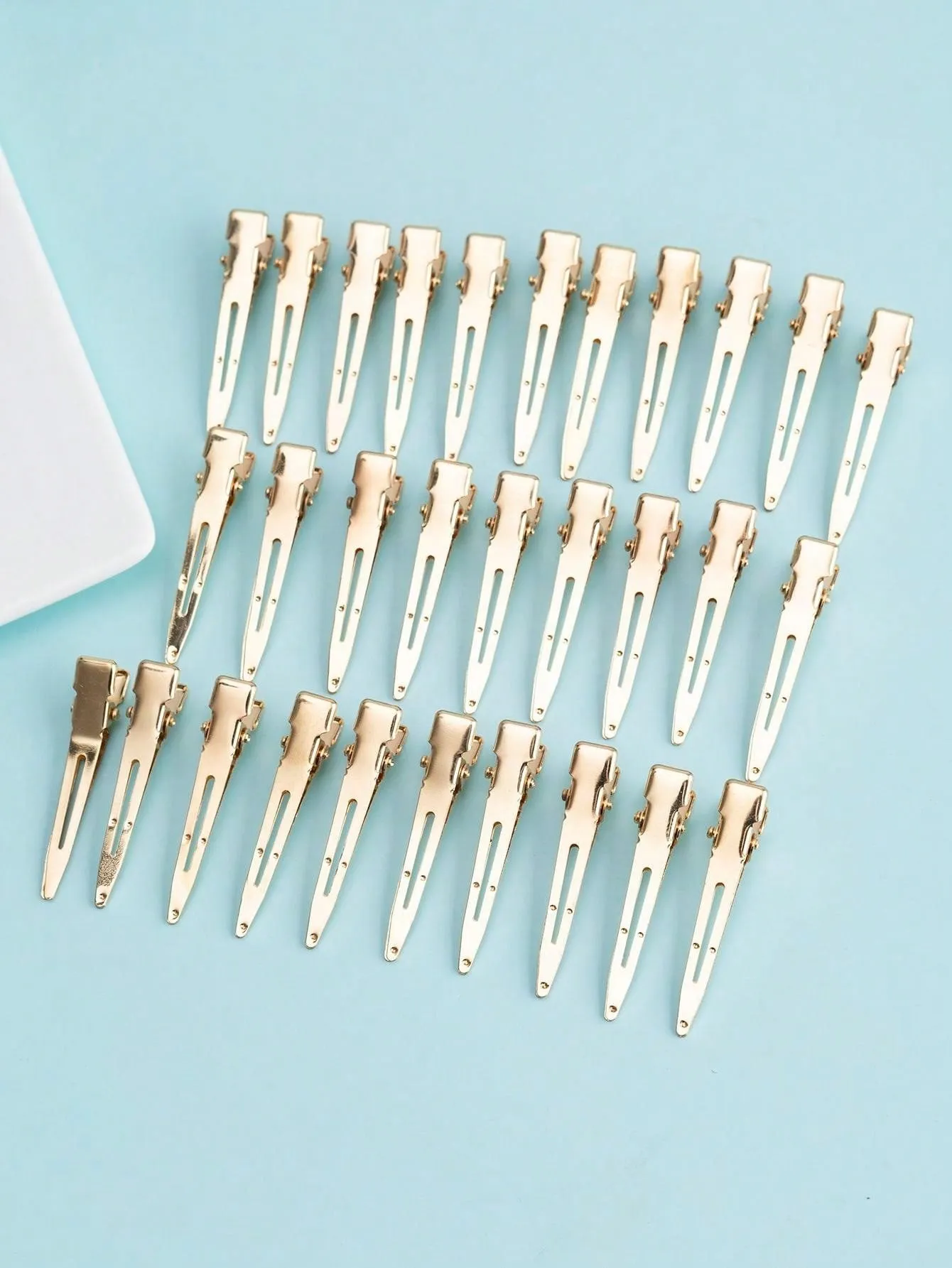 30pcs Simple Metallic Bobby Pins for Women Barrette Styling Hair Accessories