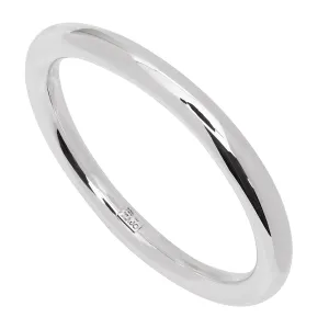 8mm Silver Golf Bangle (64mm)