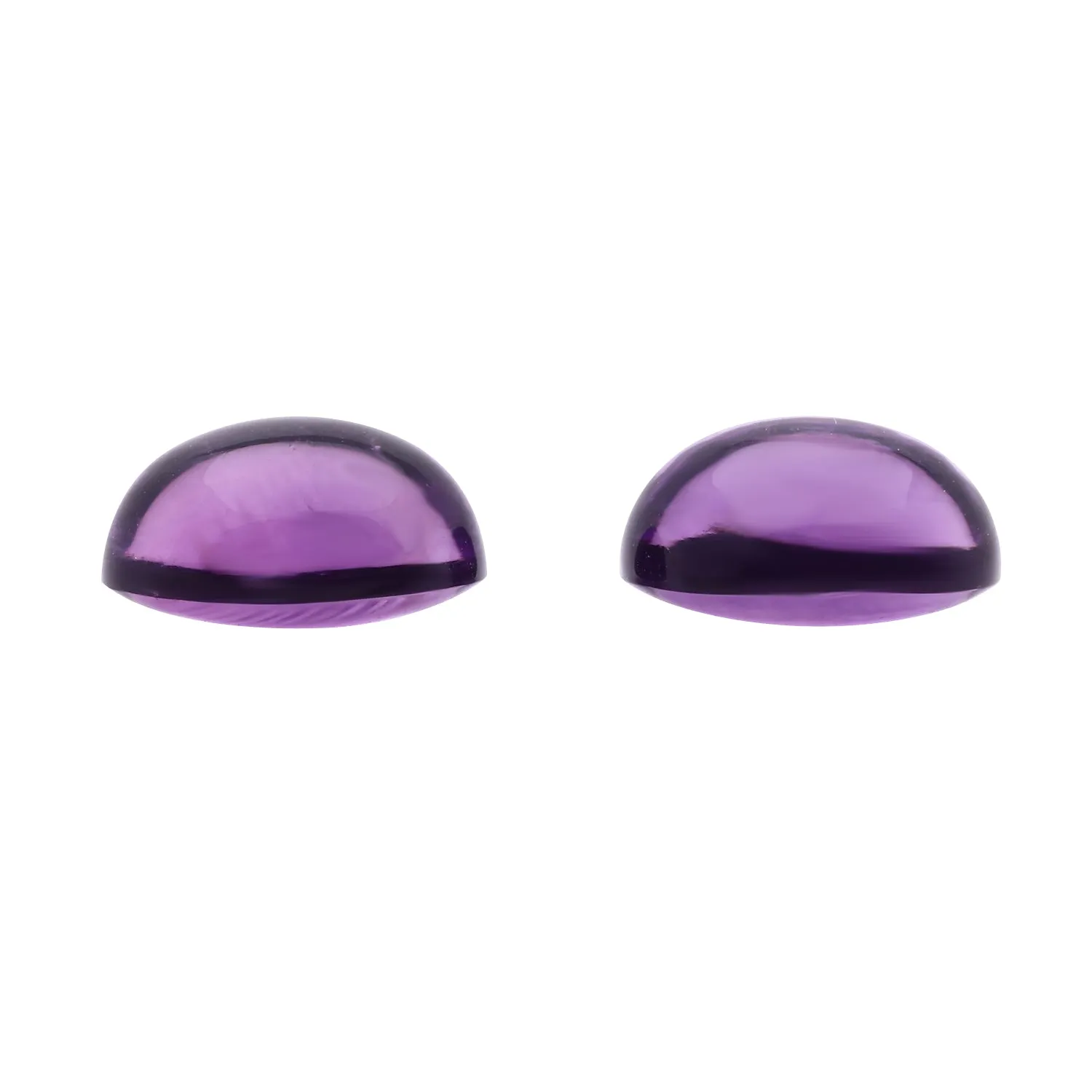 African Amethyst 14X10 Oval Cab Pair 16.15 Cts.