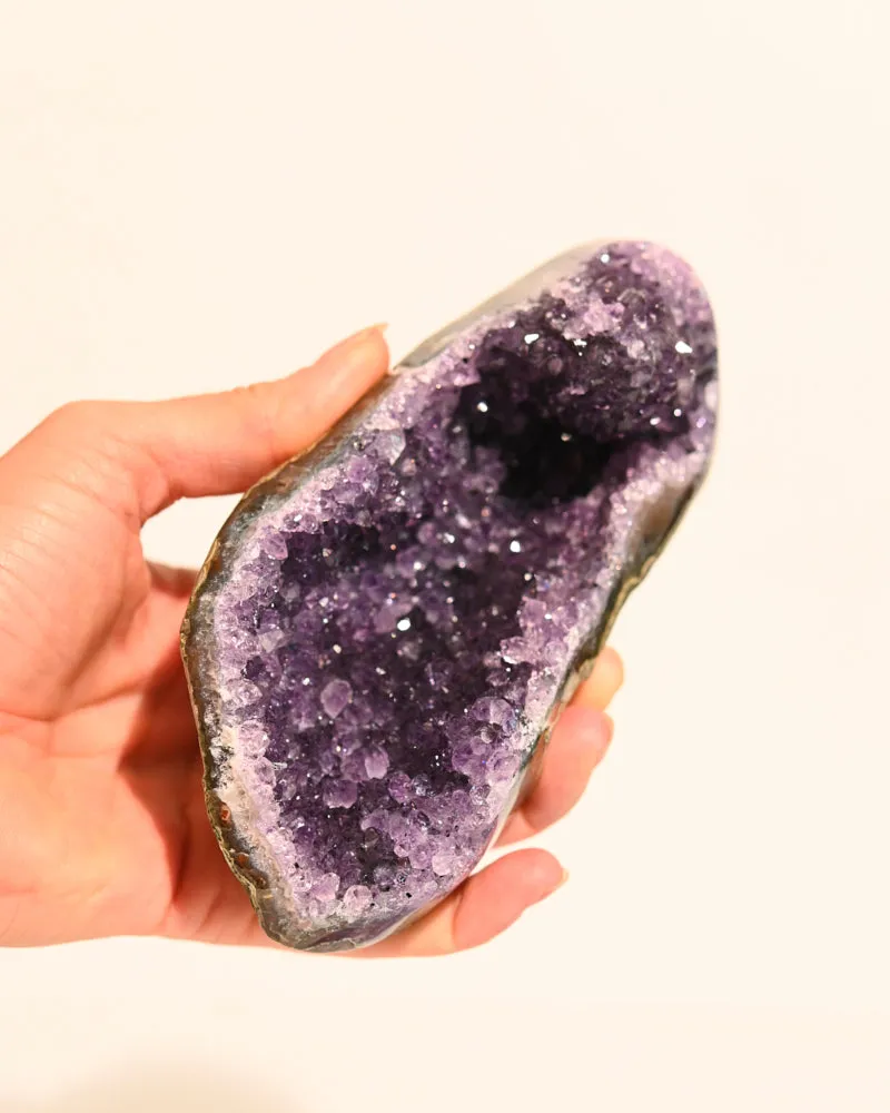 Amethyst Geode 4 inch