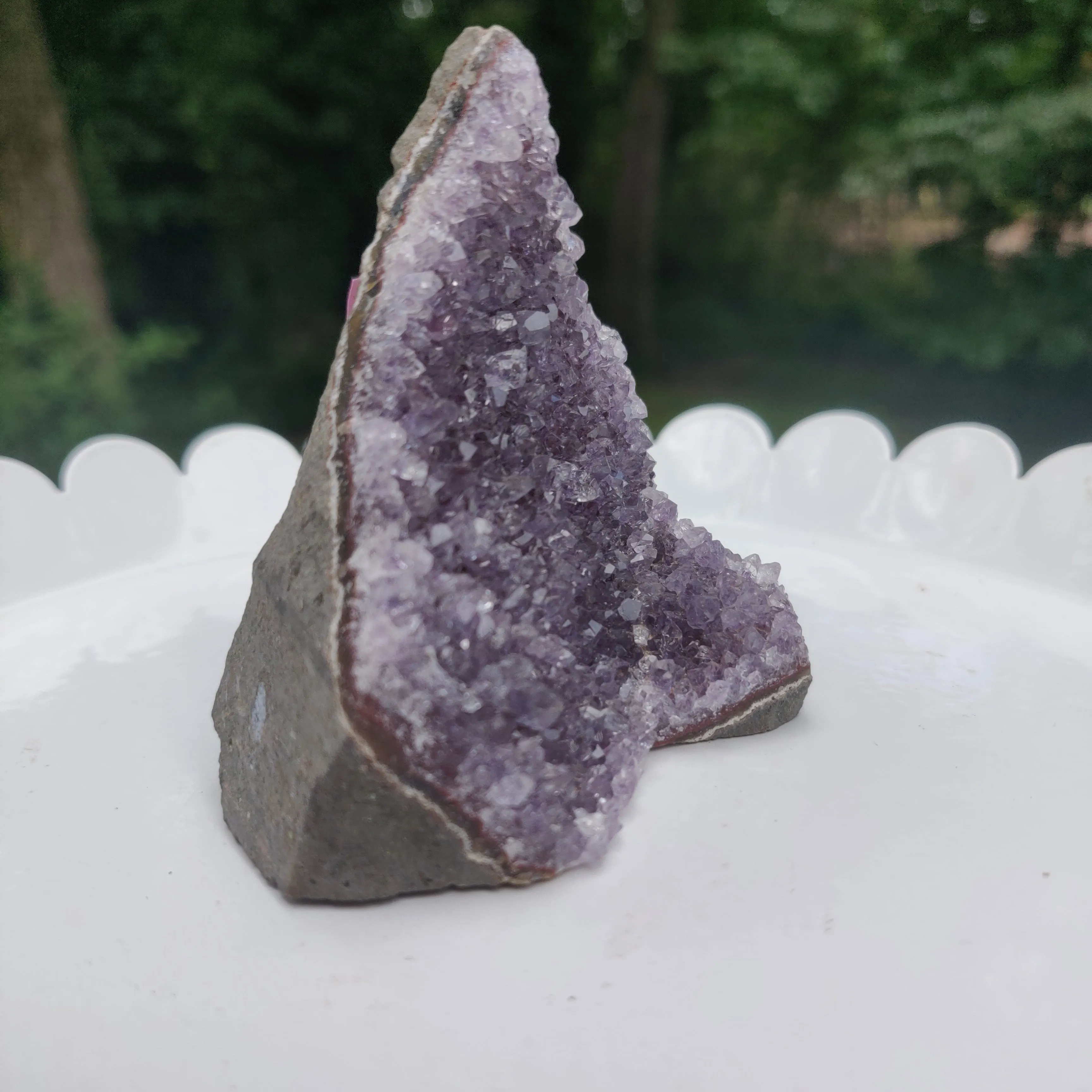 Amethyst Geode Free Form, Cut Base (#12)