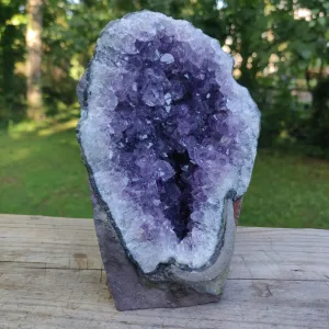 Amethyst Geode Free Form, Cut Base (#34)