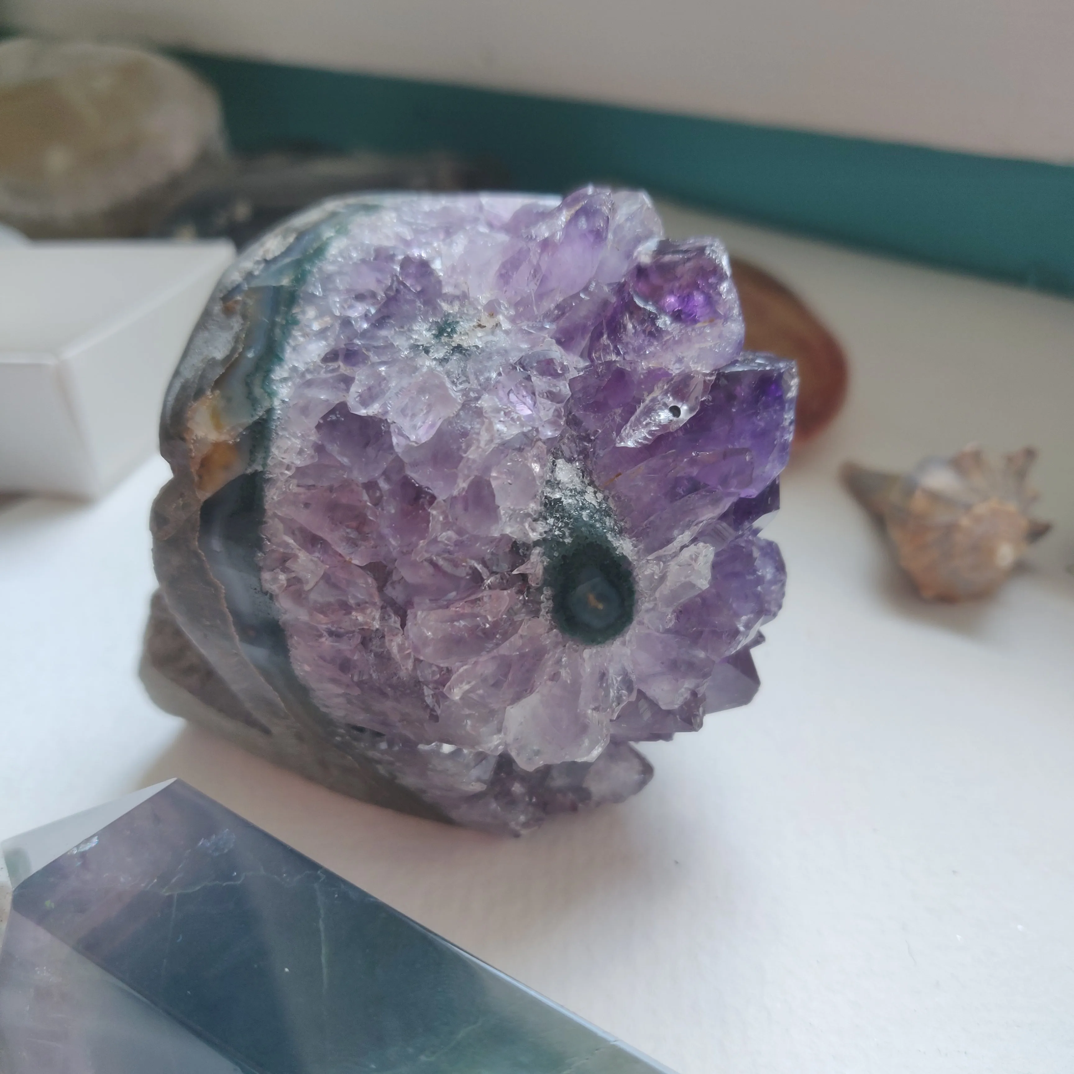 Amethyst Geode Free Form, Polished (#1A)