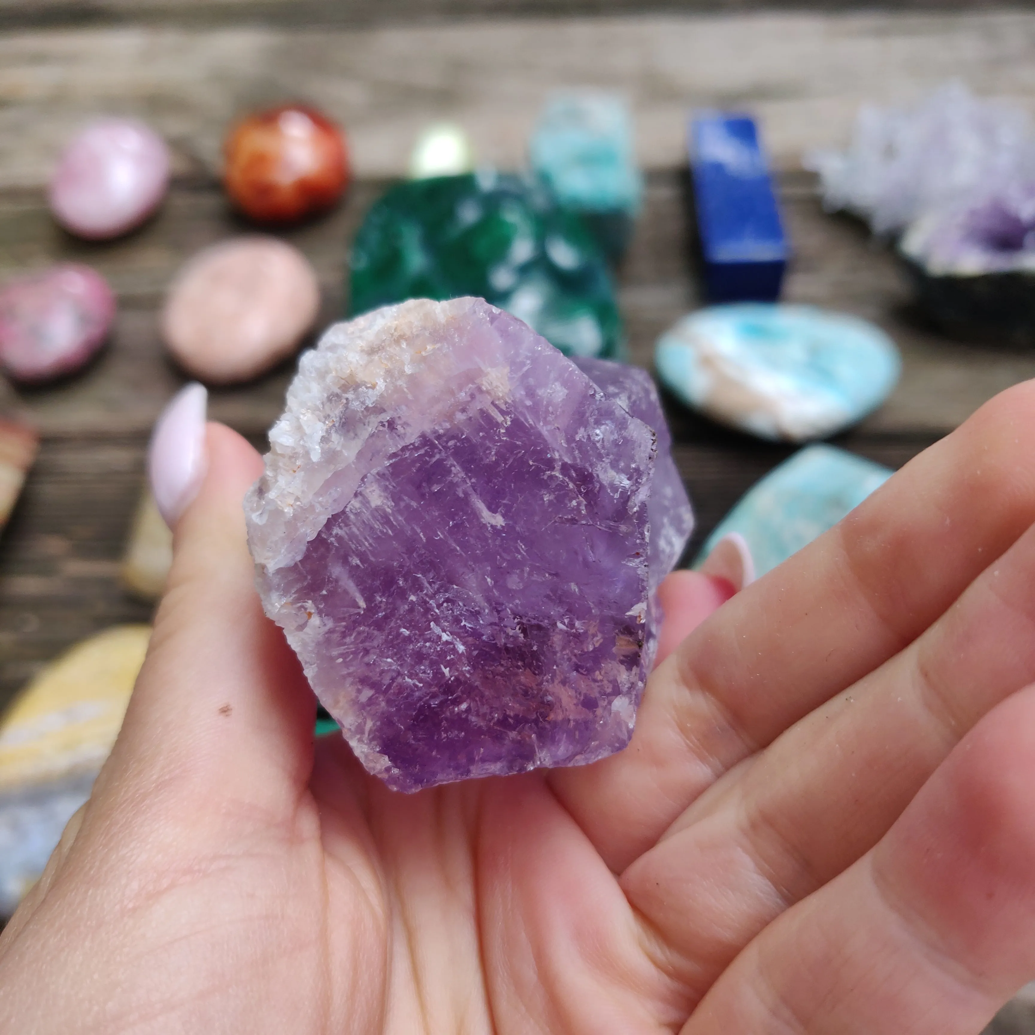 Amethyst Point, Polished Point with Rough Base (#12)