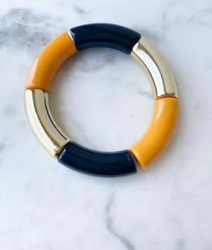 Boho Acrylic Bangle-Wayne State College Mix