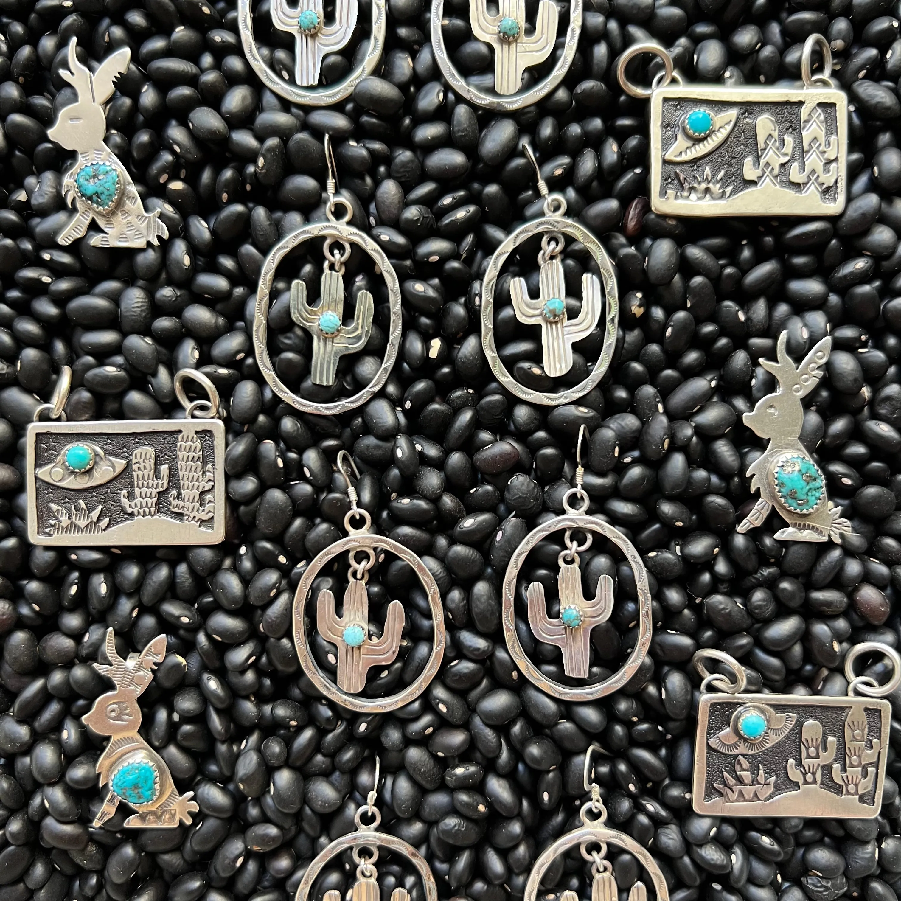 Cactus Frame Earrings