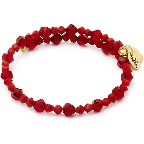 CHRYSALIS Gaia Ether Red Wrap Bangle