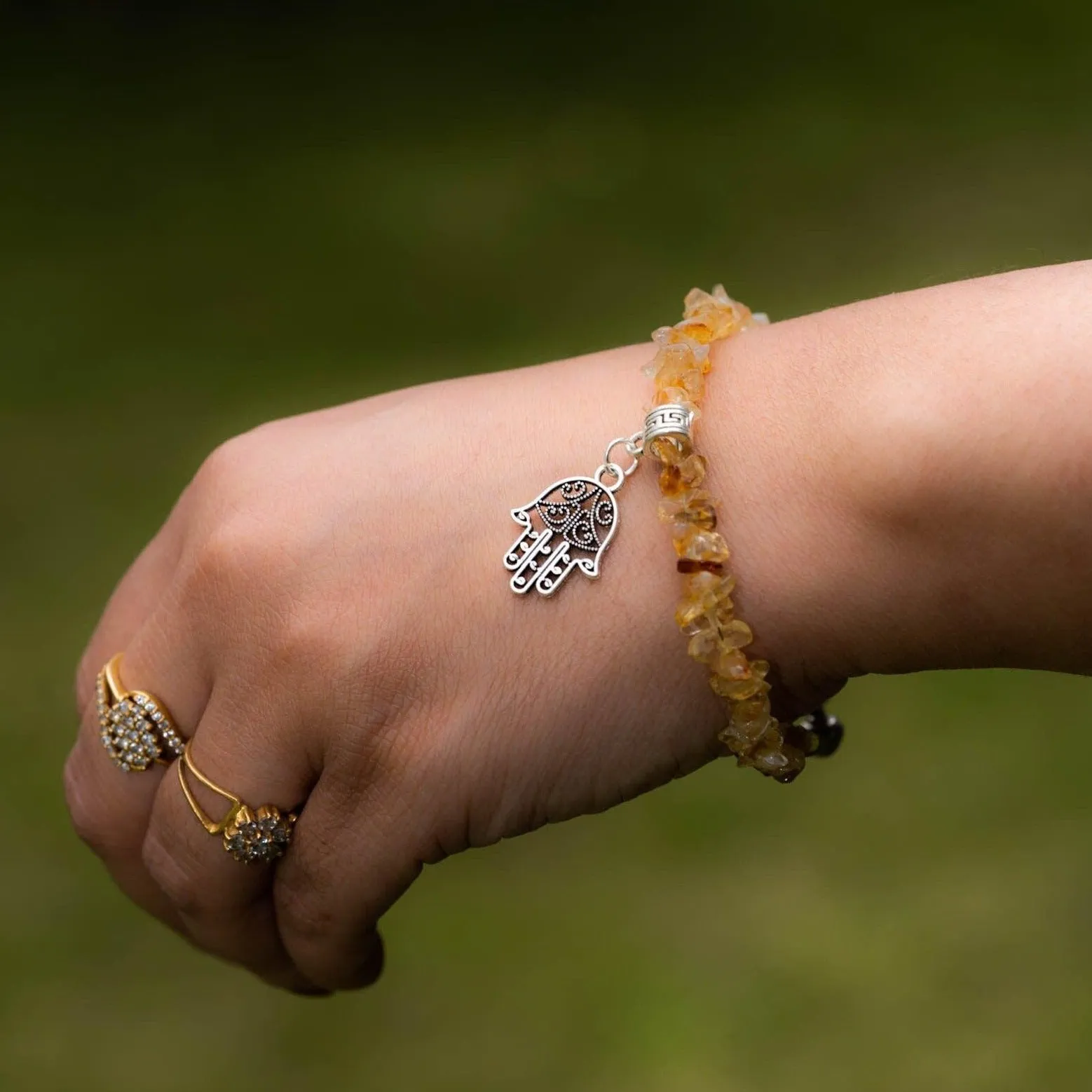 Citrine Chip Bracelet