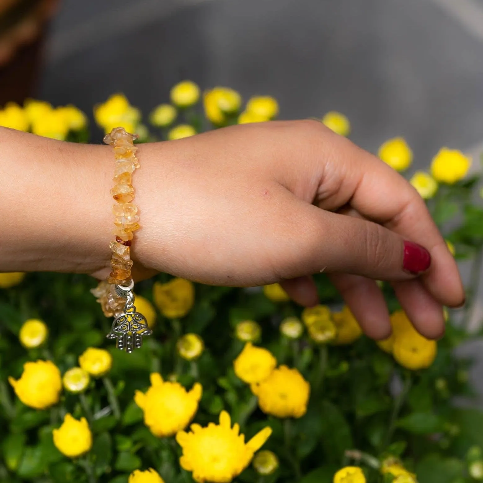 Citrine Chip Bracelet