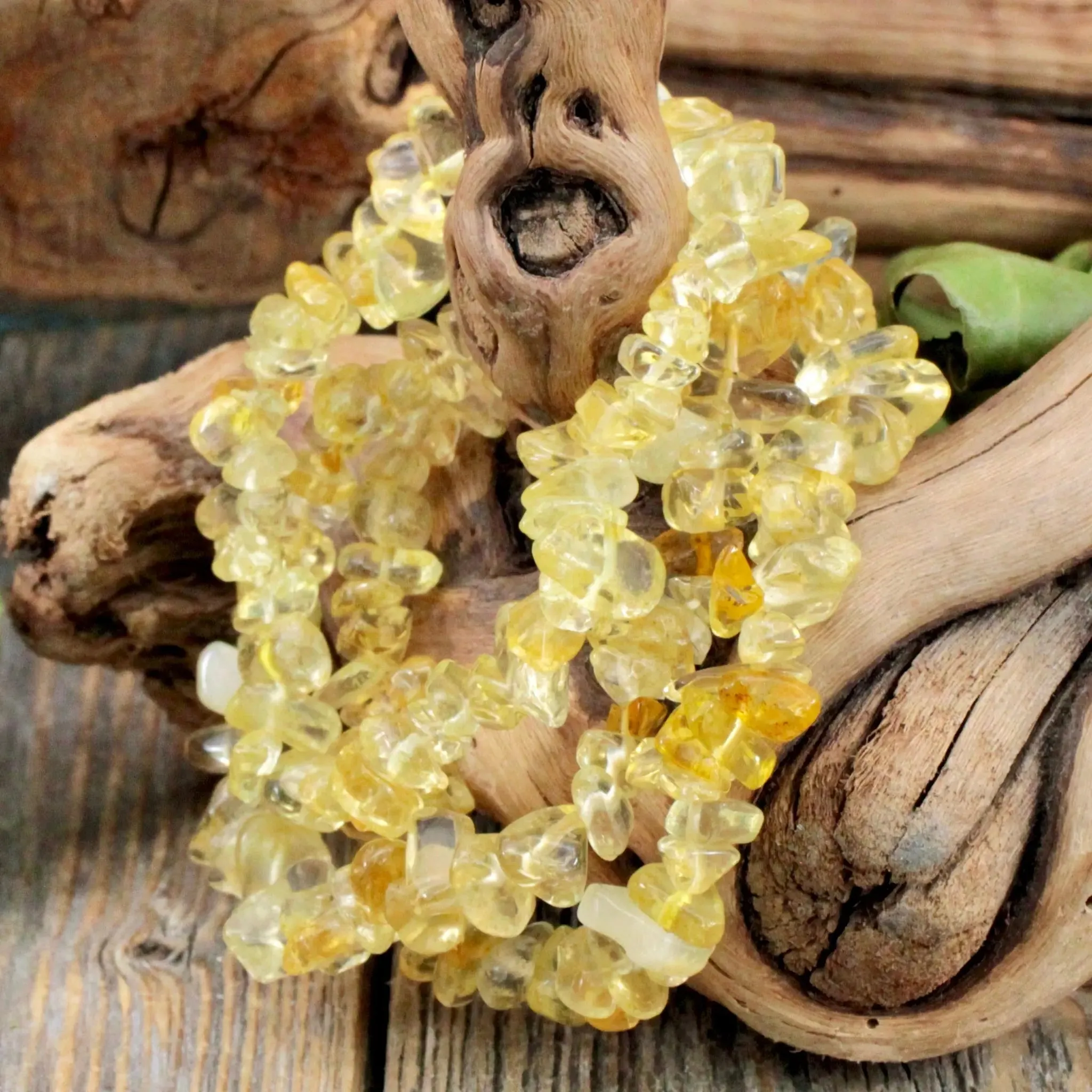 Citrine Chip Bracelet