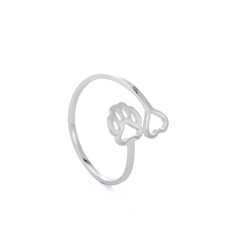 Cute and Charming Stackable Minimalist Stainless Steel Rings