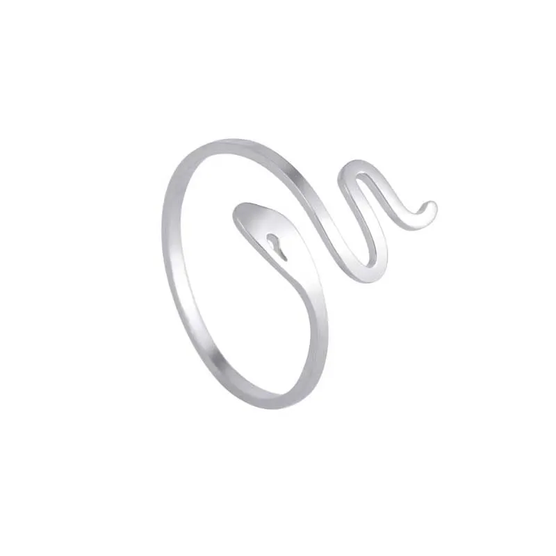 Cute and Charming Stackable Minimalist Stainless Steel Rings