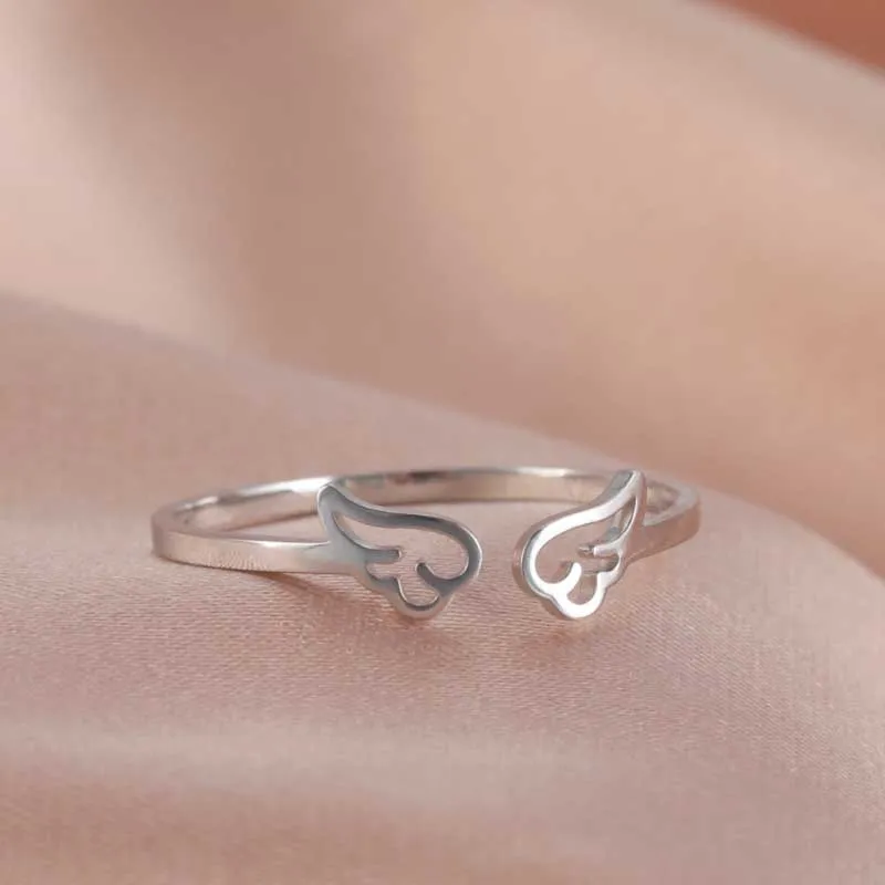 Cute and Charming Stackable Minimalist Stainless Steel Rings