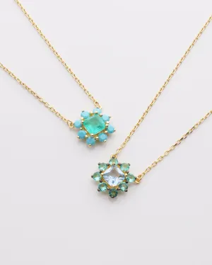 CZ Floral Necklace