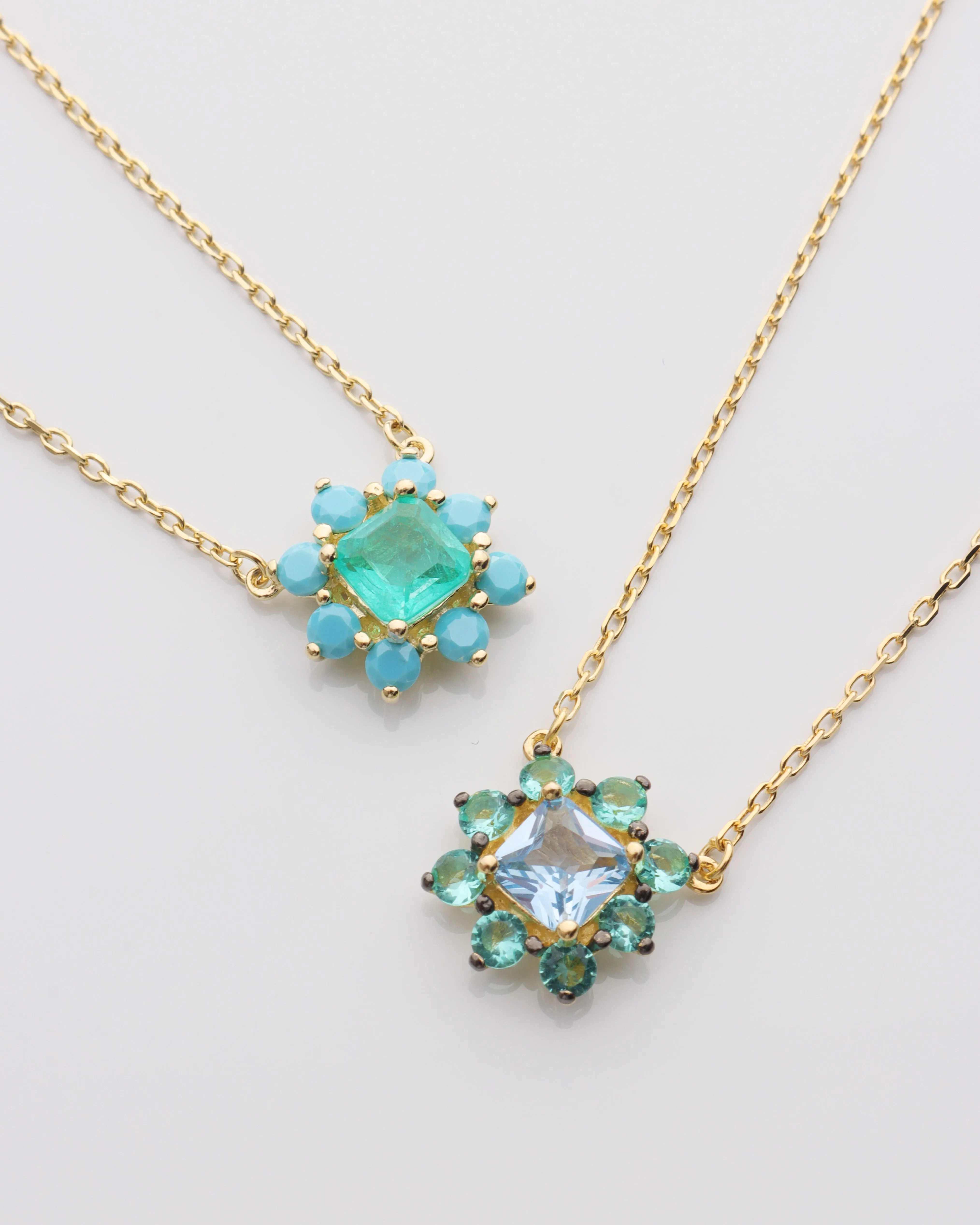 CZ Floral Necklace