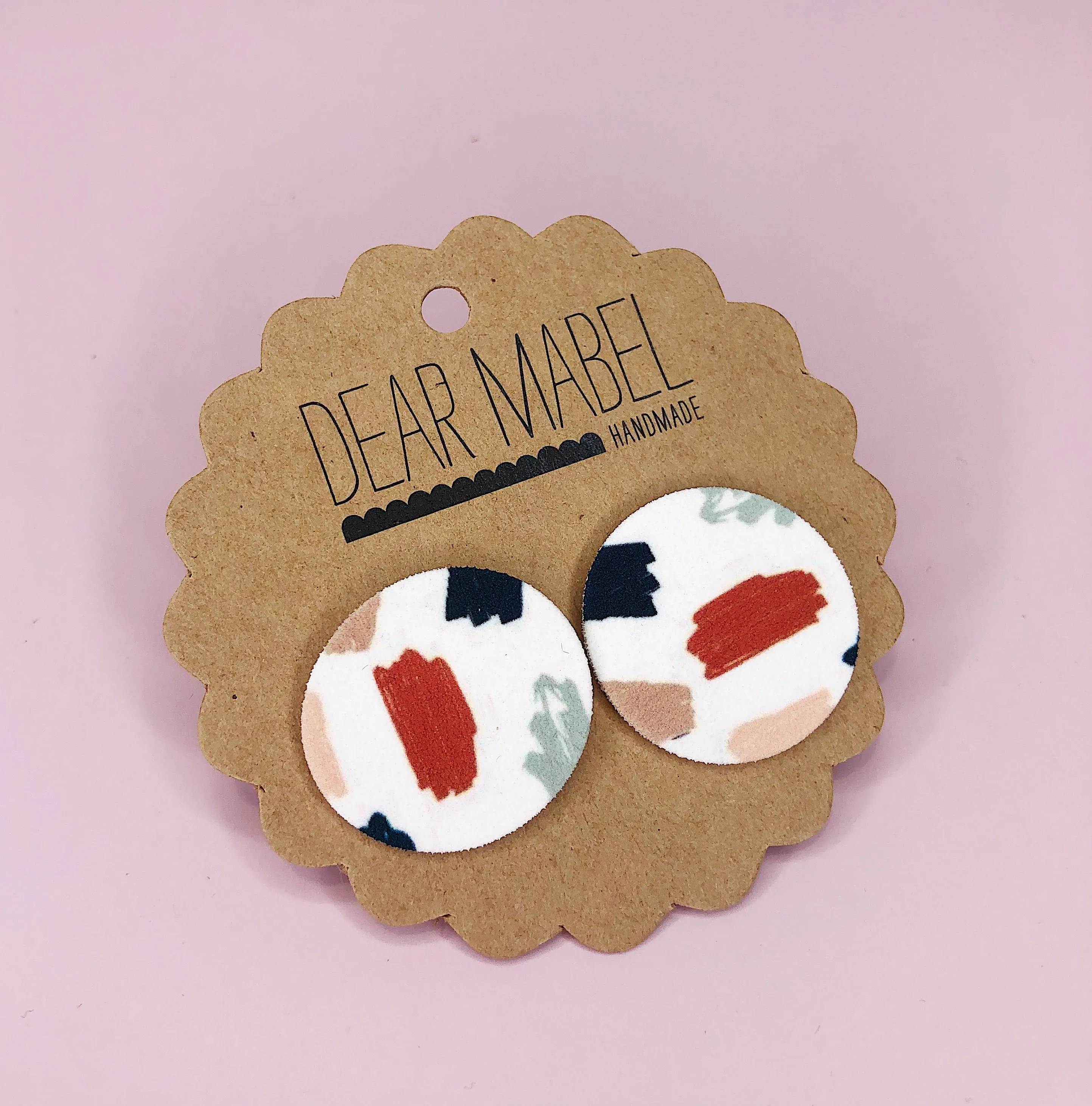 Dear Mabel Handmade - Autumn Stroke Earrings*