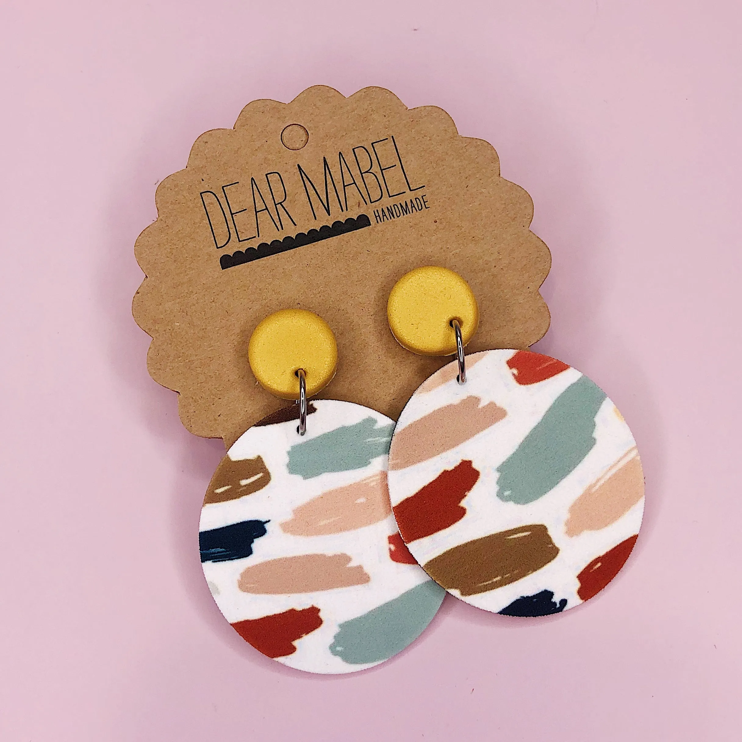 Dear Mabel Handmade - Autumn Stroke Earrings*