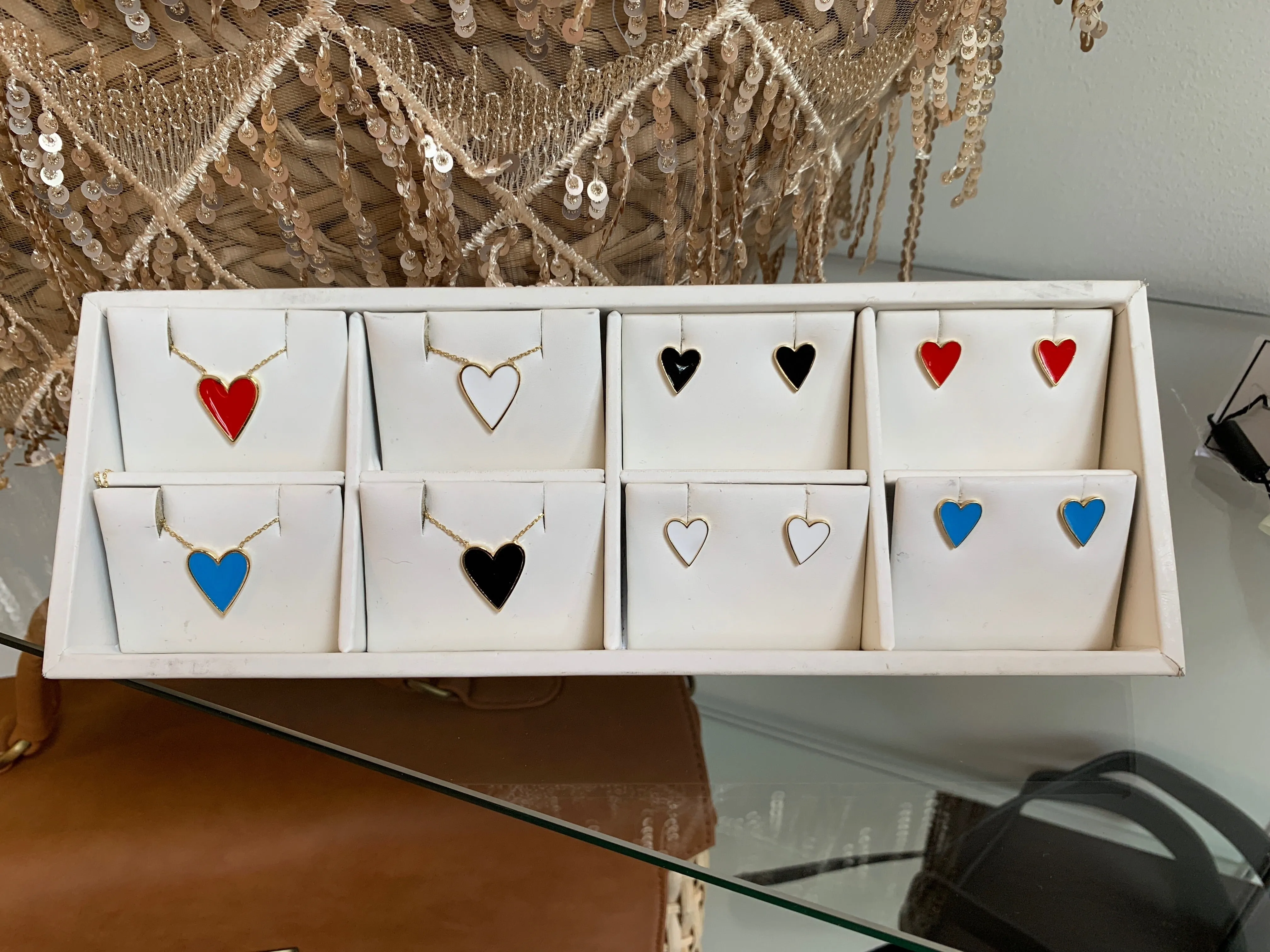 Enamel Heart Necklace