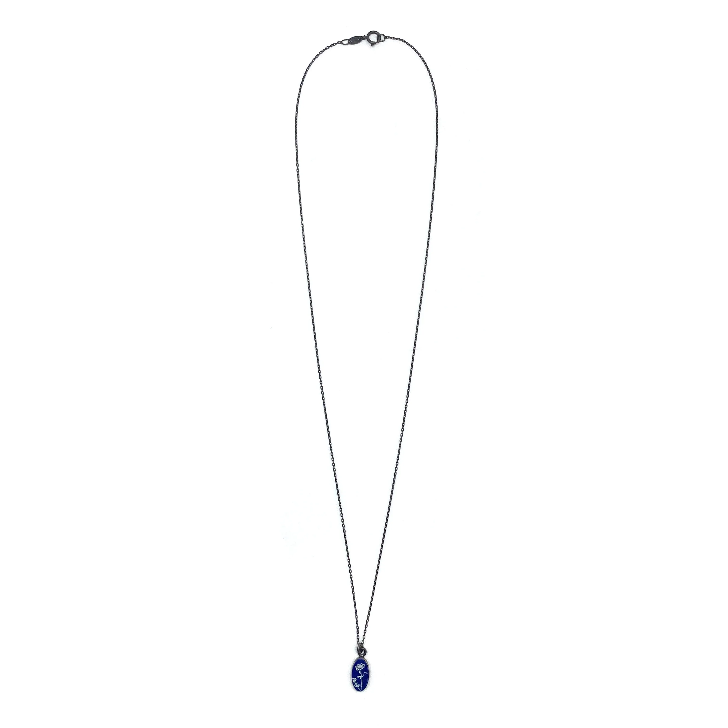 Floral Lapis Pendant