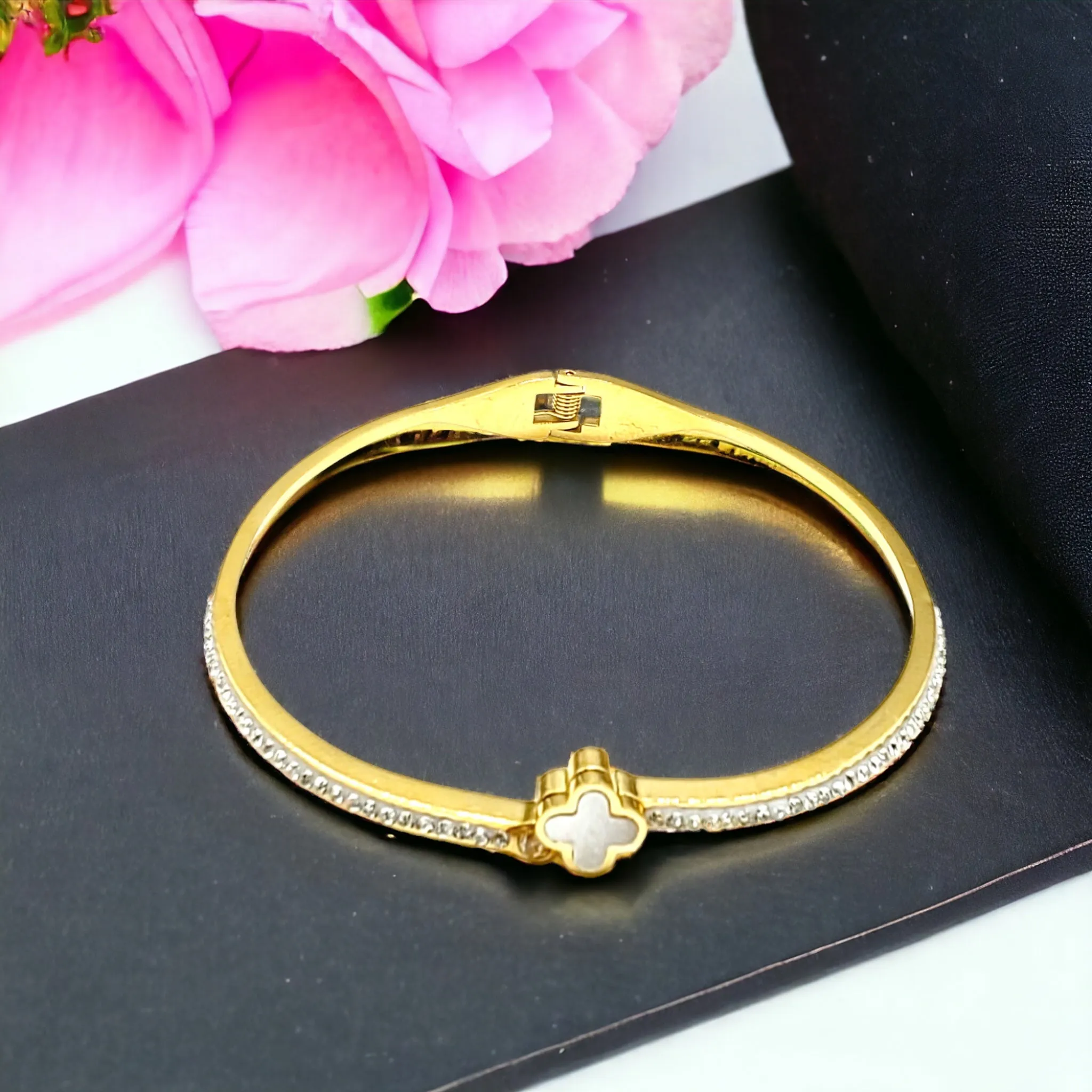 Gold Stainless Steel Bangle