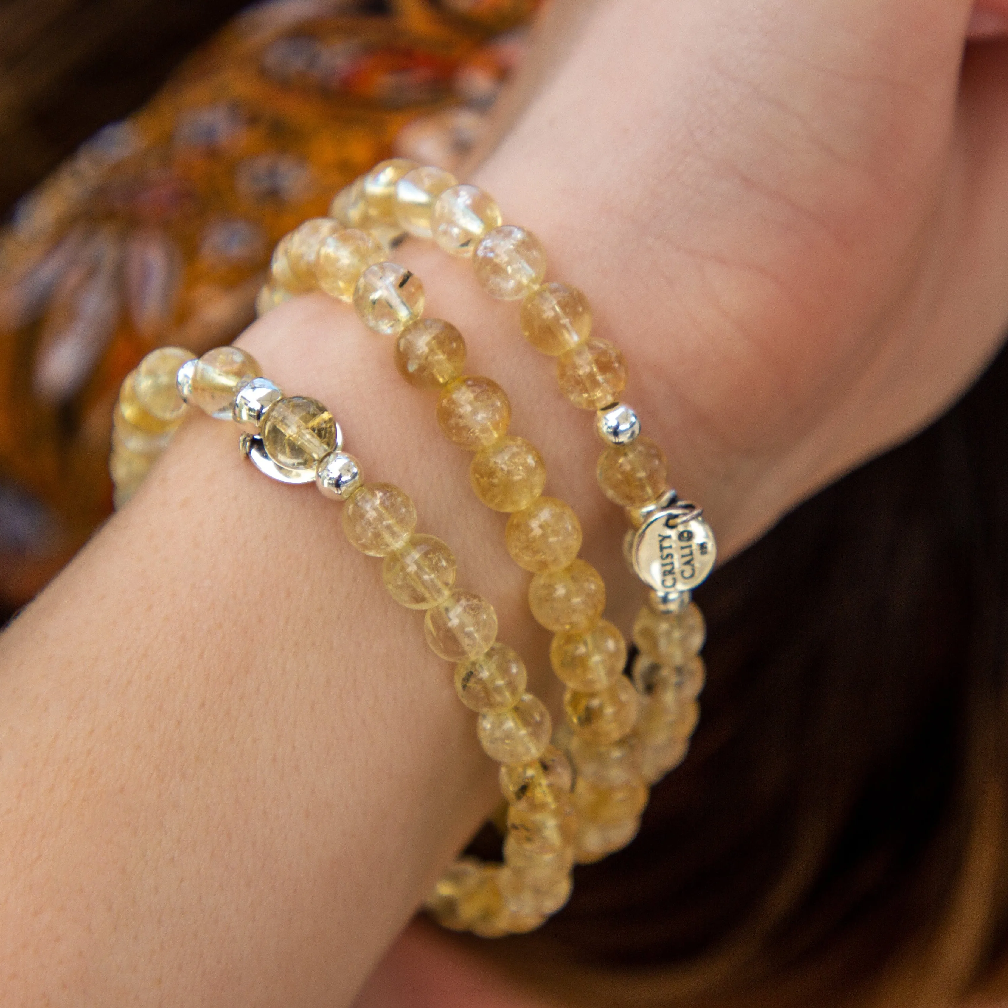 Happiness & Joy Citrine Signature Stretch Bracelet