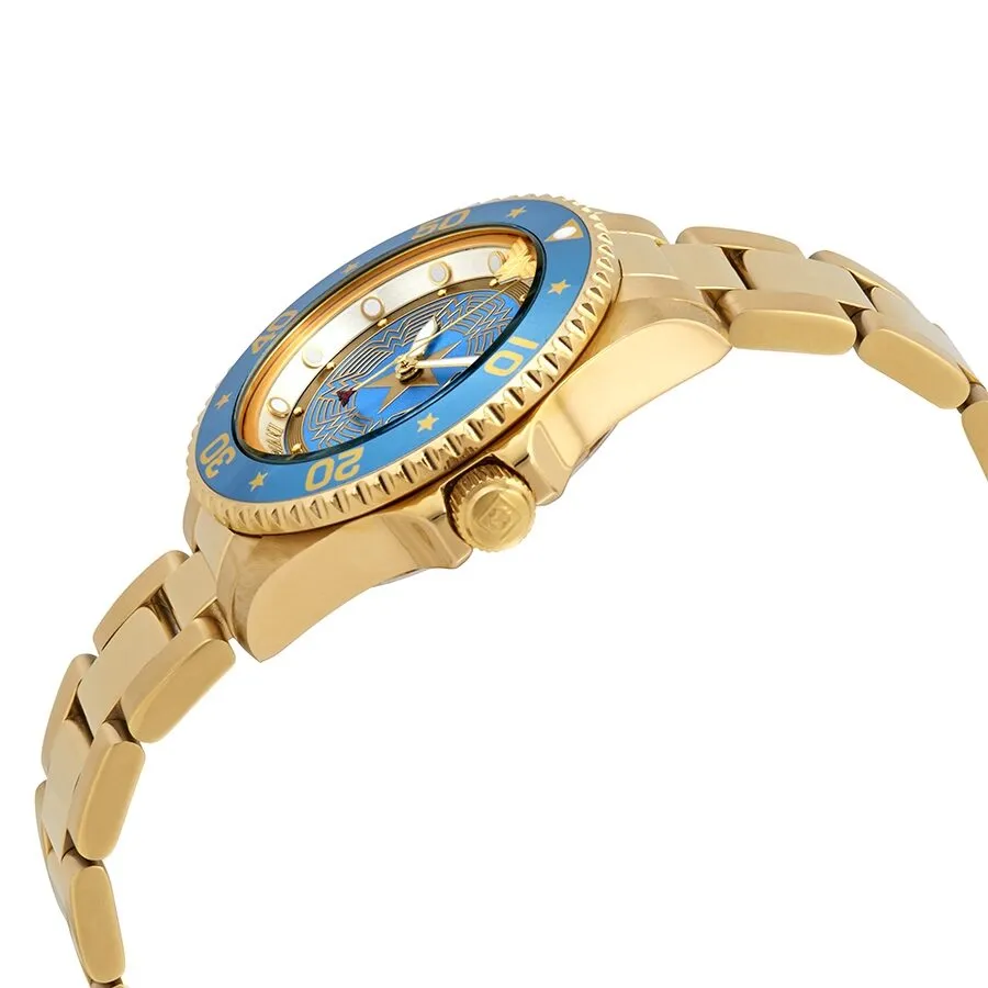 Invicta DC Comics Wonder Woman Quartz Blue Dial Ladies Watch 29691