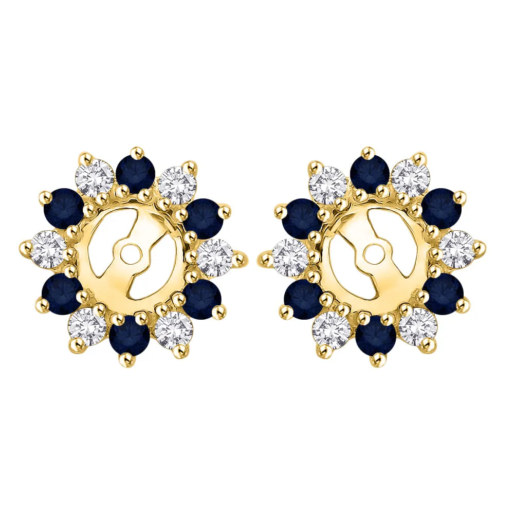 KATARINA Diamond and Gemstone Earring Jackets (5/8 cttw IJ, I1)