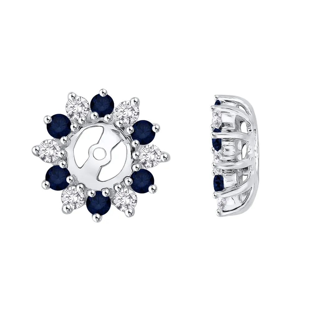 KATARINA Diamond and Gemstone Earring Jackets (5/8 cttw IJ, I1)