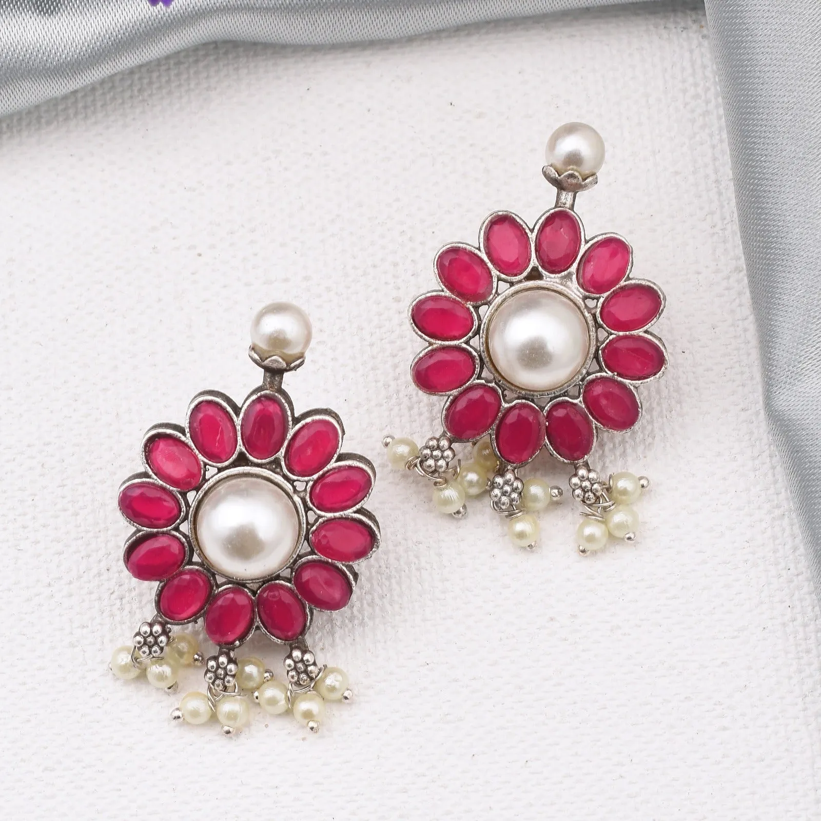 Kavisha Floral Stud Earrings