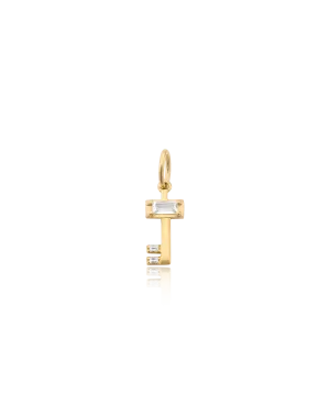 Key Charm - 18K Gold Vermeil