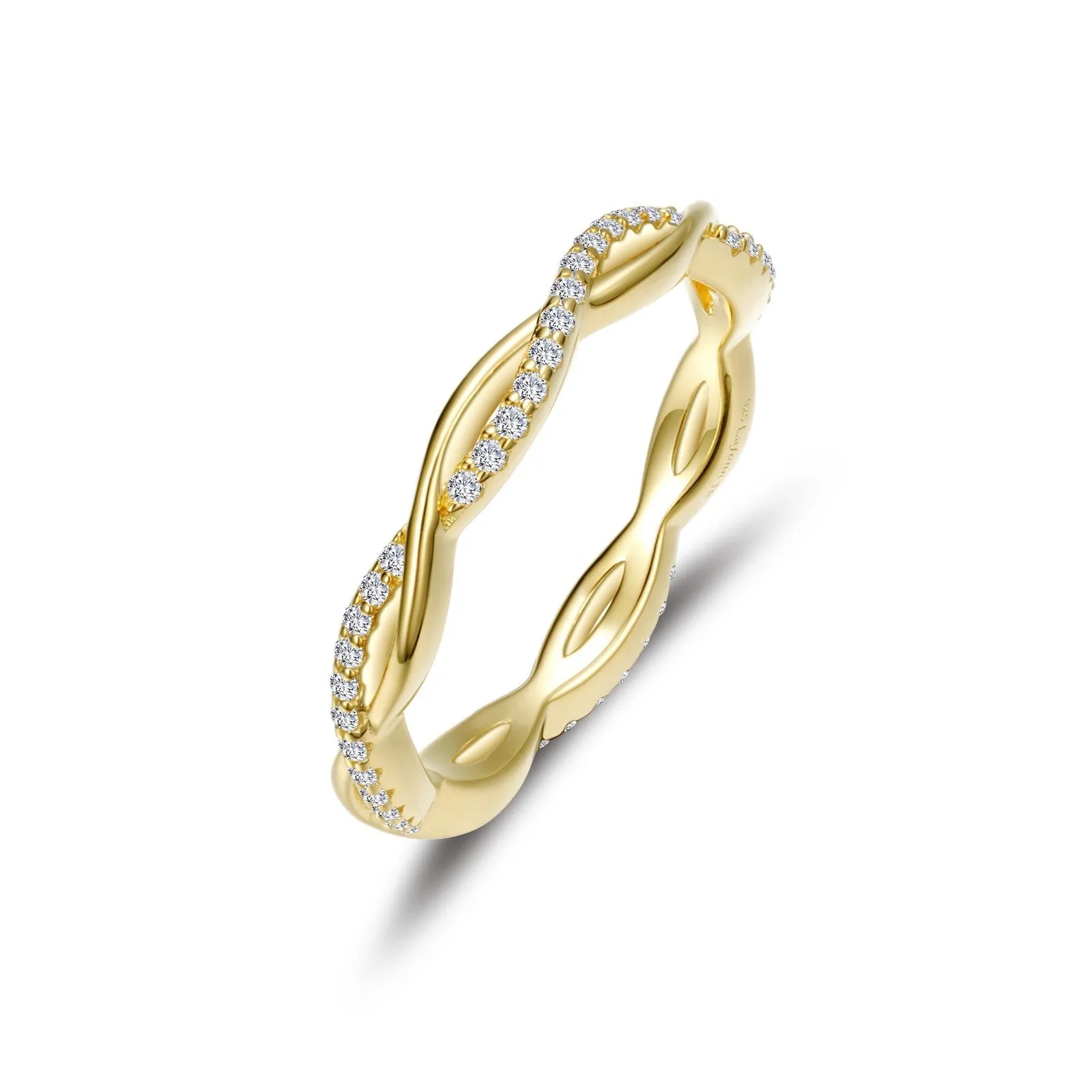 Lafonn Simulated Diamond 0.52ct Eternity Twist Ring R0211CLG