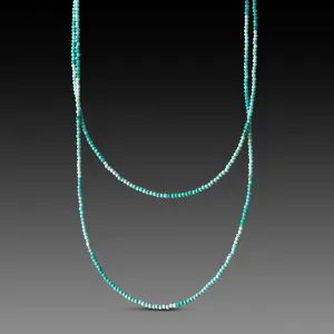 Long Ombre Turquoise Necklace