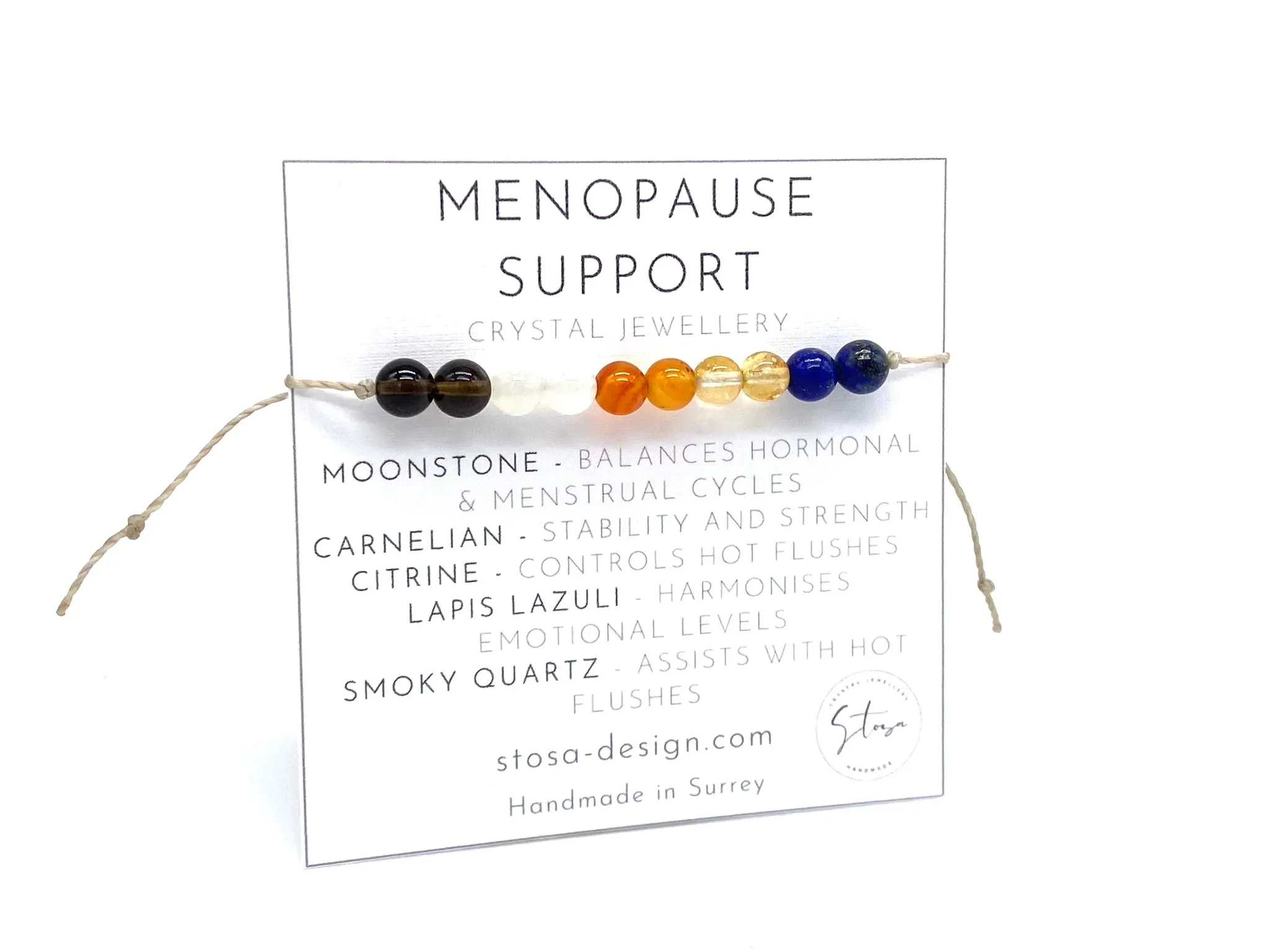 Menopause Support Crystal Bracelet