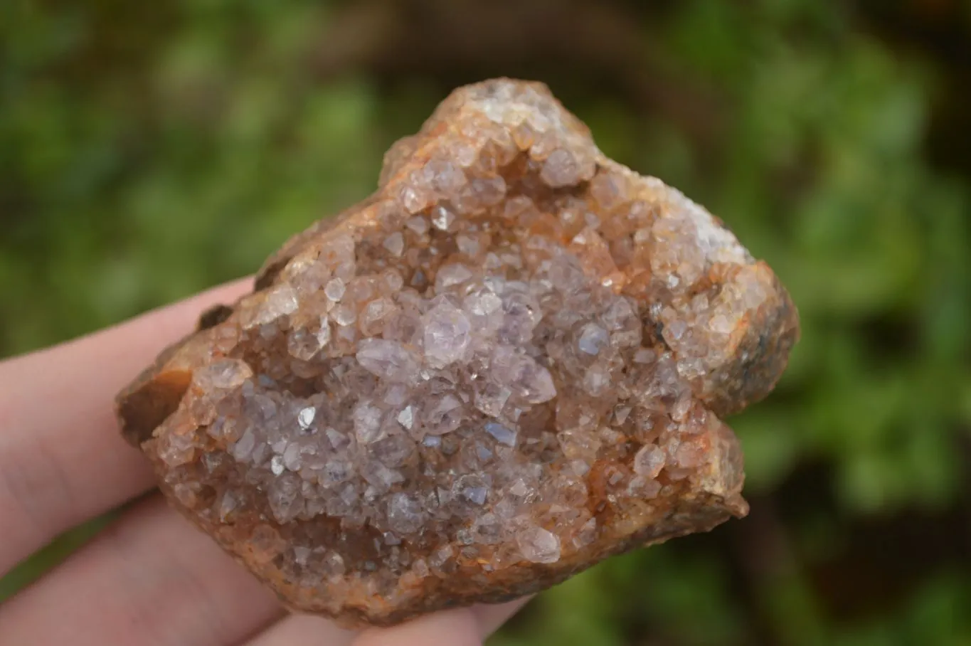 Natural Amethyst & Crystal Centered Geodes x 24 From Zululand, South Africa