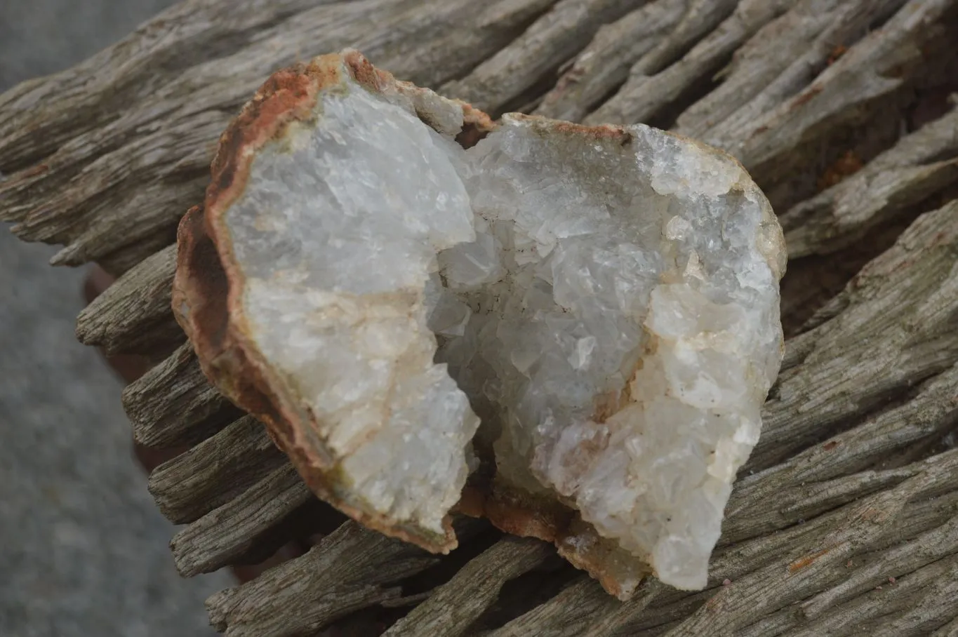 Natural Crystal Centred Amethyst Geode Specimens x 4 From Zululand, South Africa