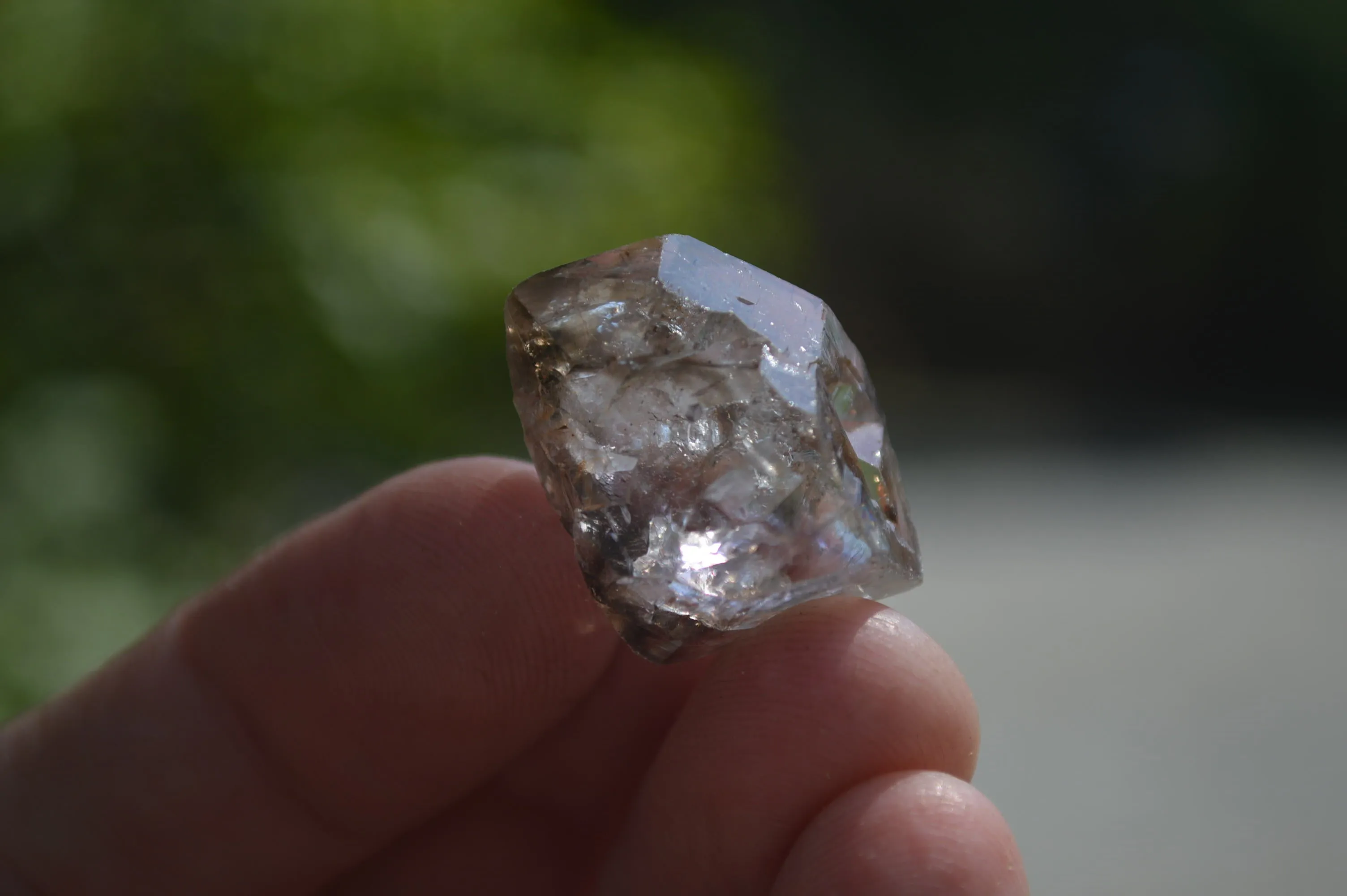 Natural Smokey Window Amethyst Crystals x 70 From Chiredzi, Zimbabwe