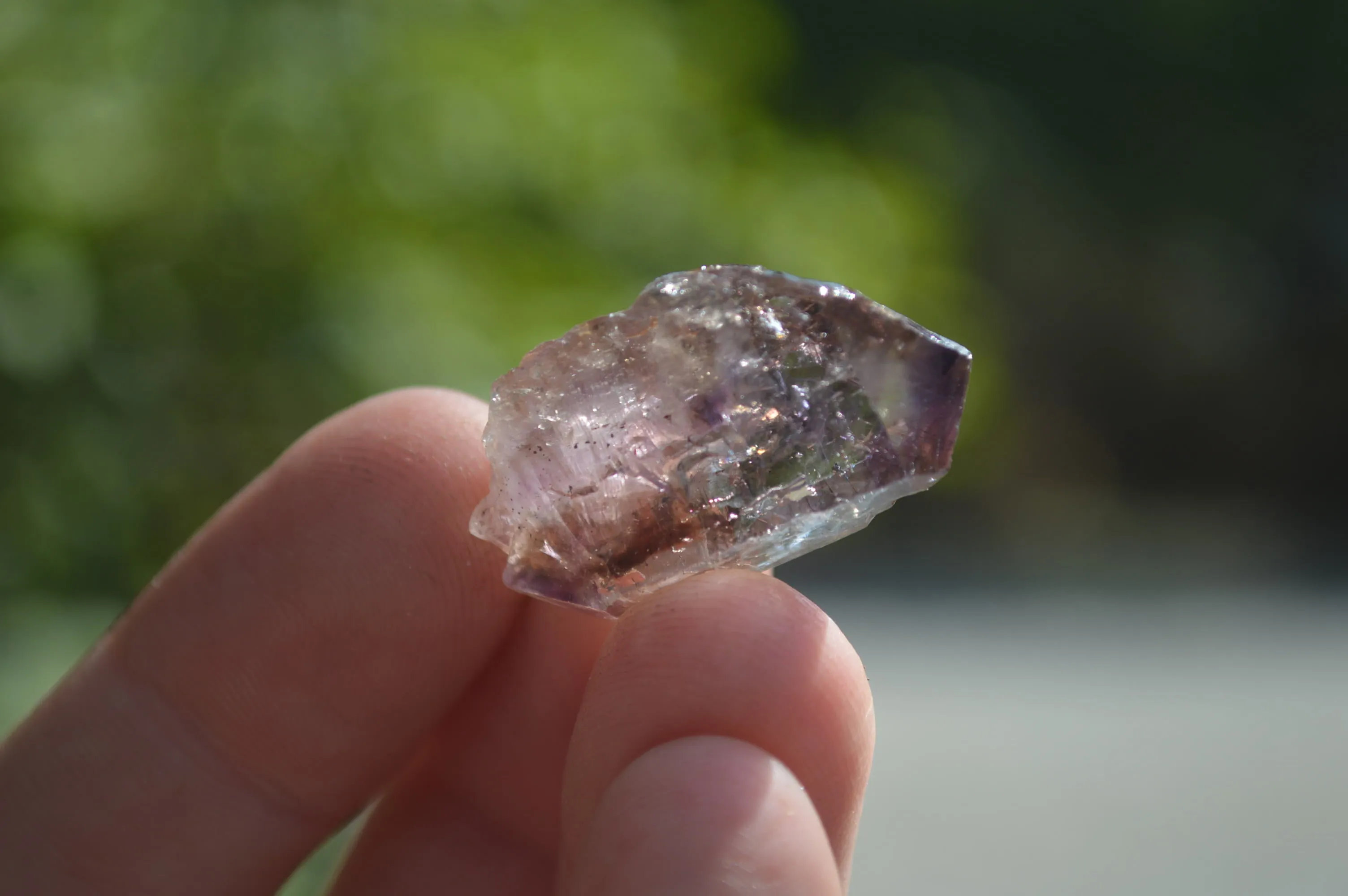 Natural Smokey Window Amethyst Crystals x 70 From Chiredzi, Zimbabwe