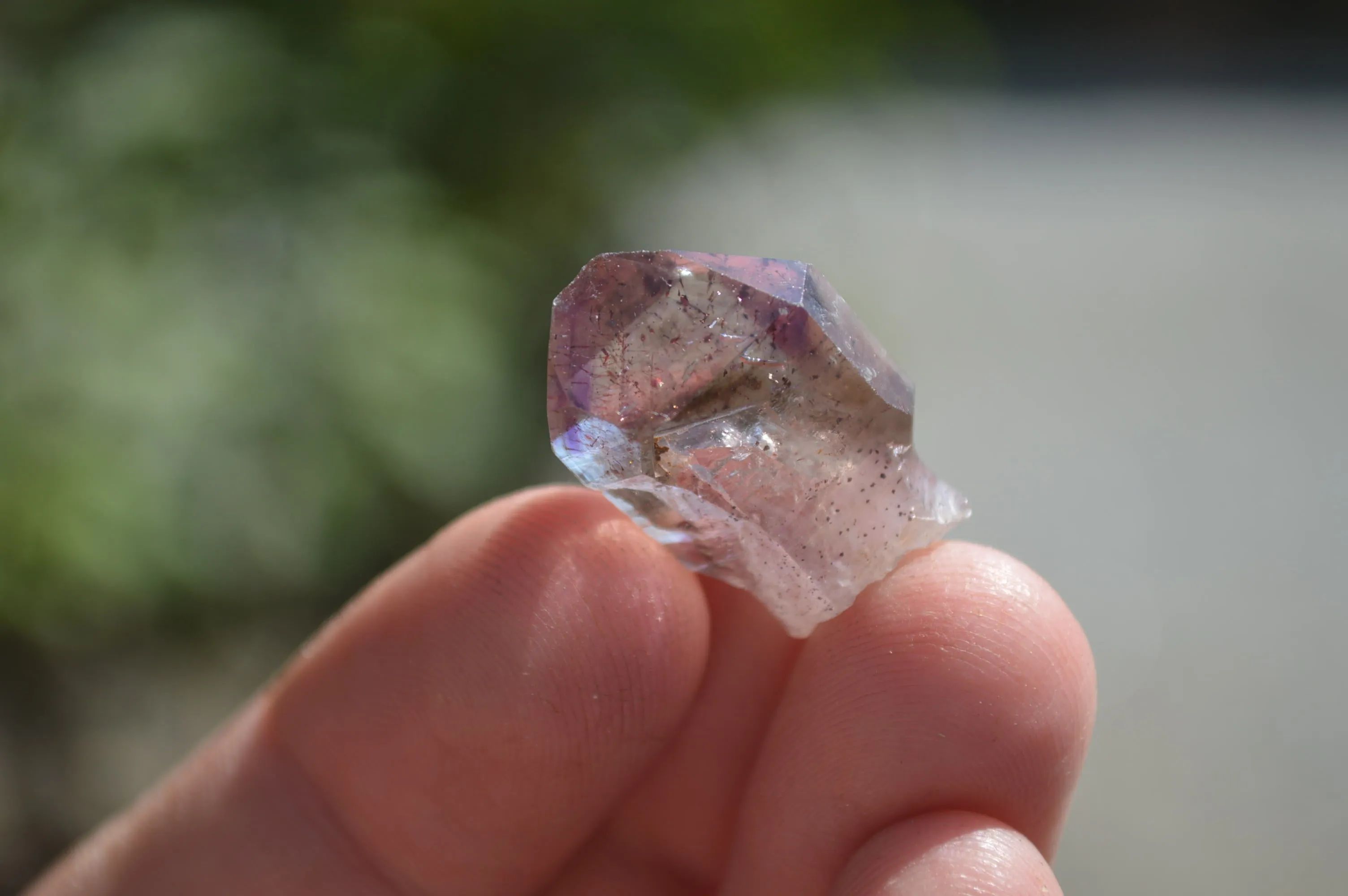 Natural Smokey Window Amethyst Crystals x 70 From Chiredzi, Zimbabwe