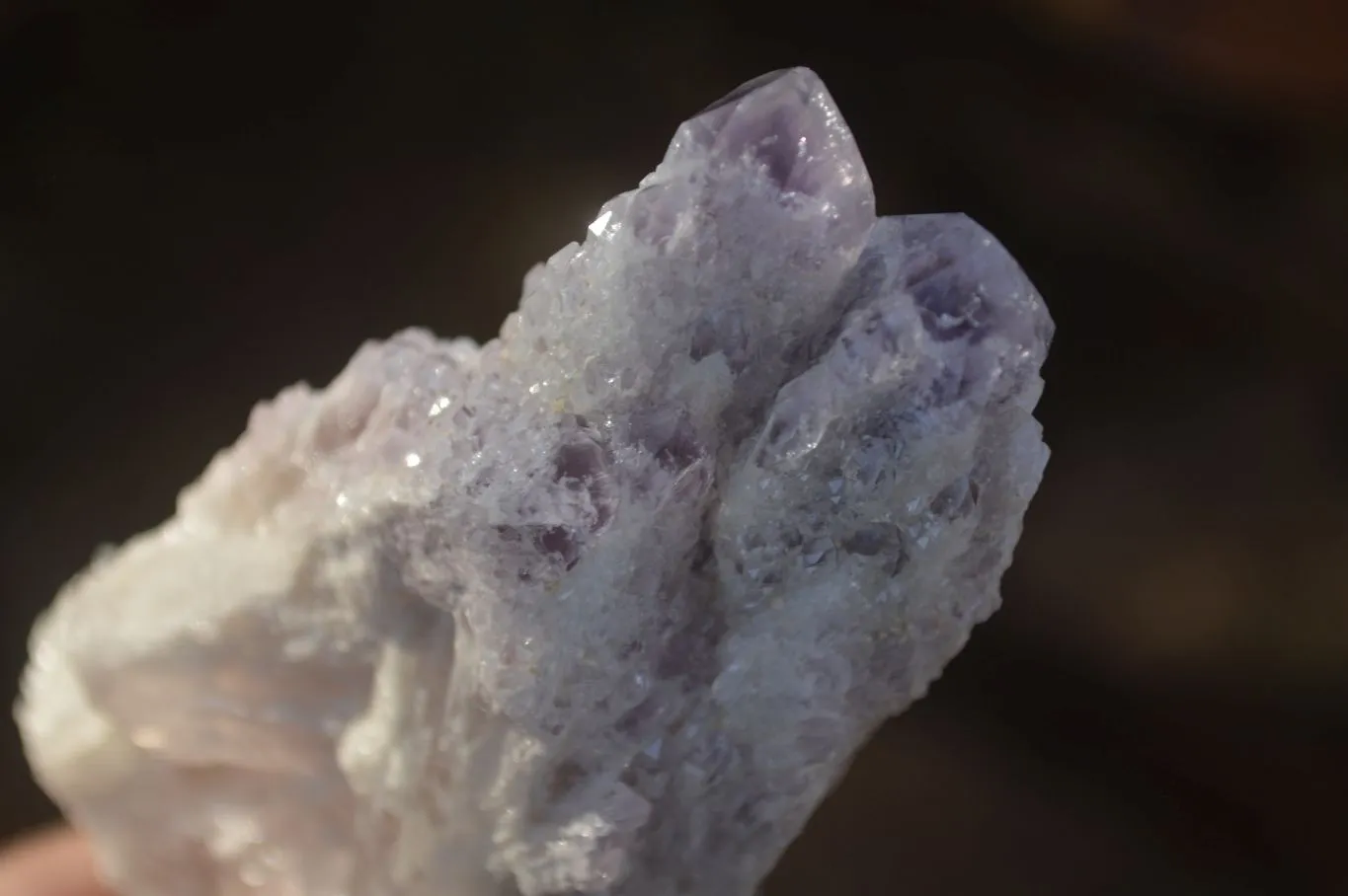 Natural Sugar Amethyst Clusters  x 6 From Solwezi, Zambia