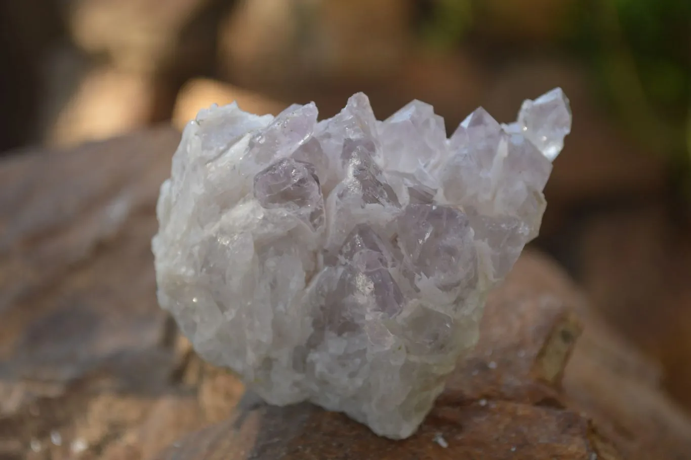 Natural Sugar Amethyst Clusters  x 6 From Solwezi, Zambia