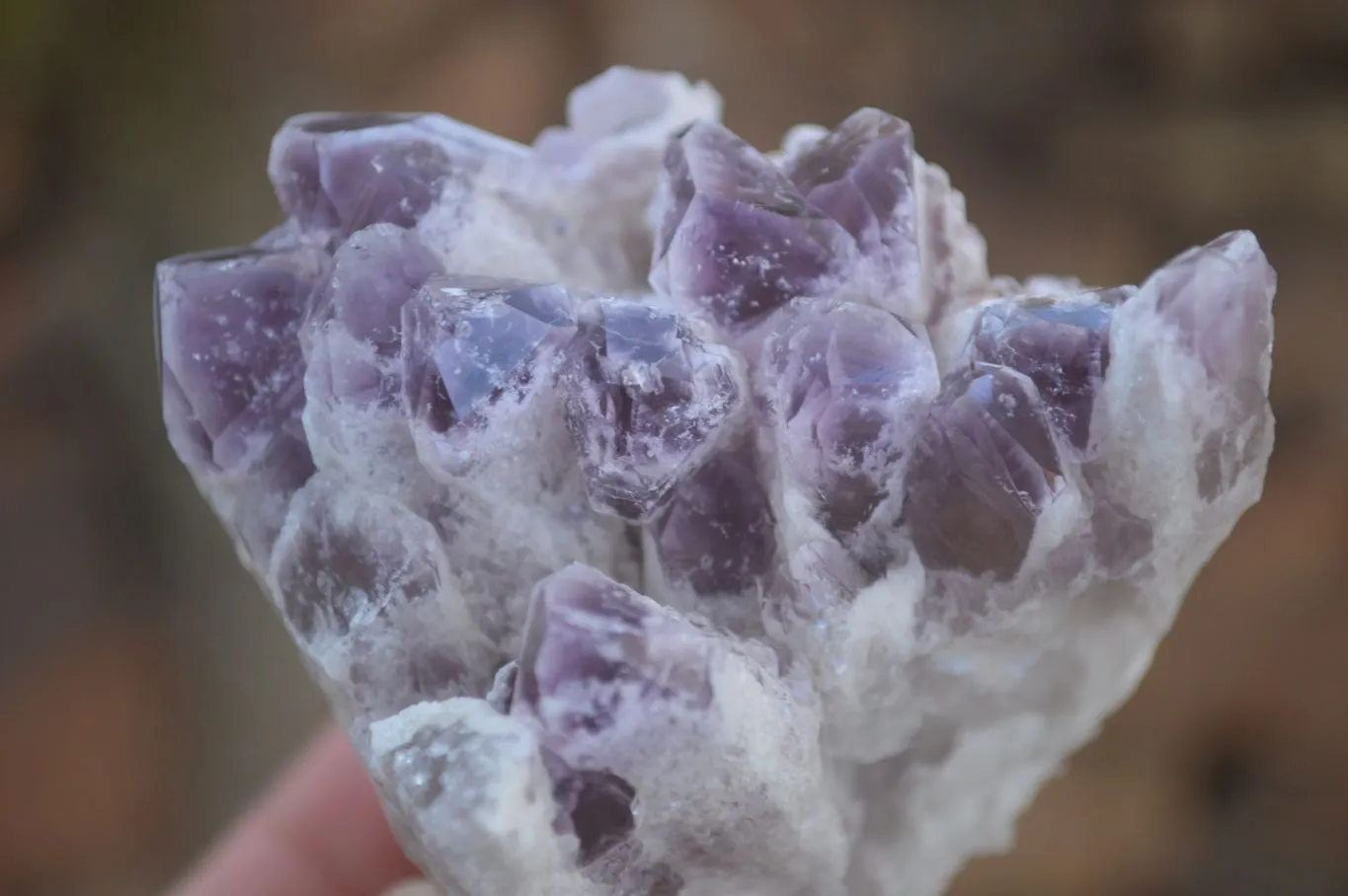 Natural Sugar Amethyst Clusters  x 6 From Solwezi, Zambia