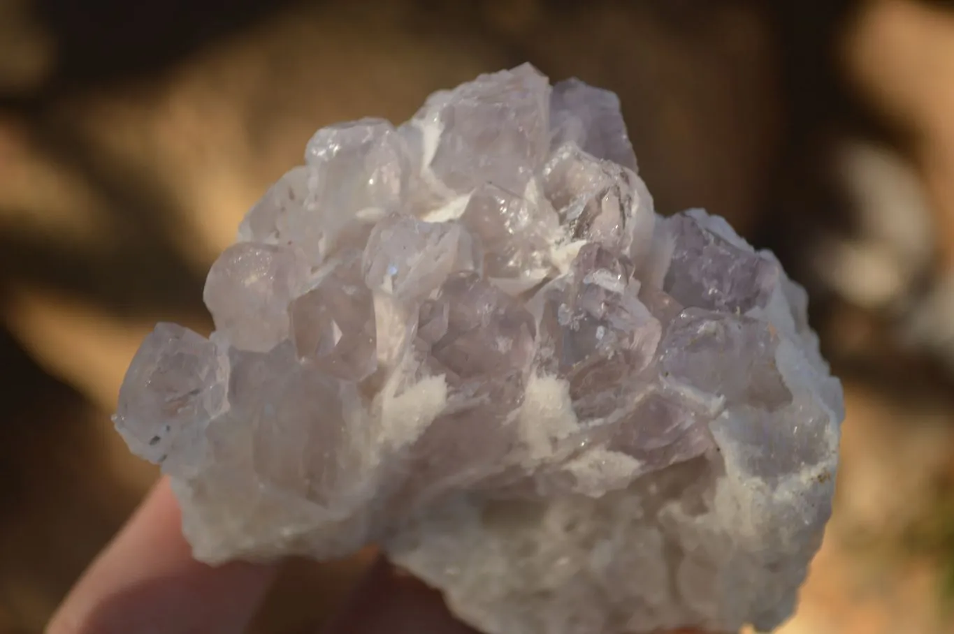 Natural Sugar Amethyst Clusters  x 6 From Solwezi, Zambia