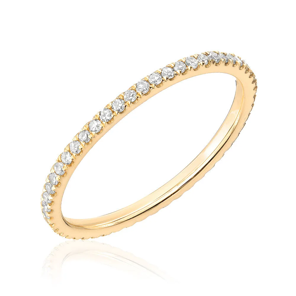 Pave Eternity Band