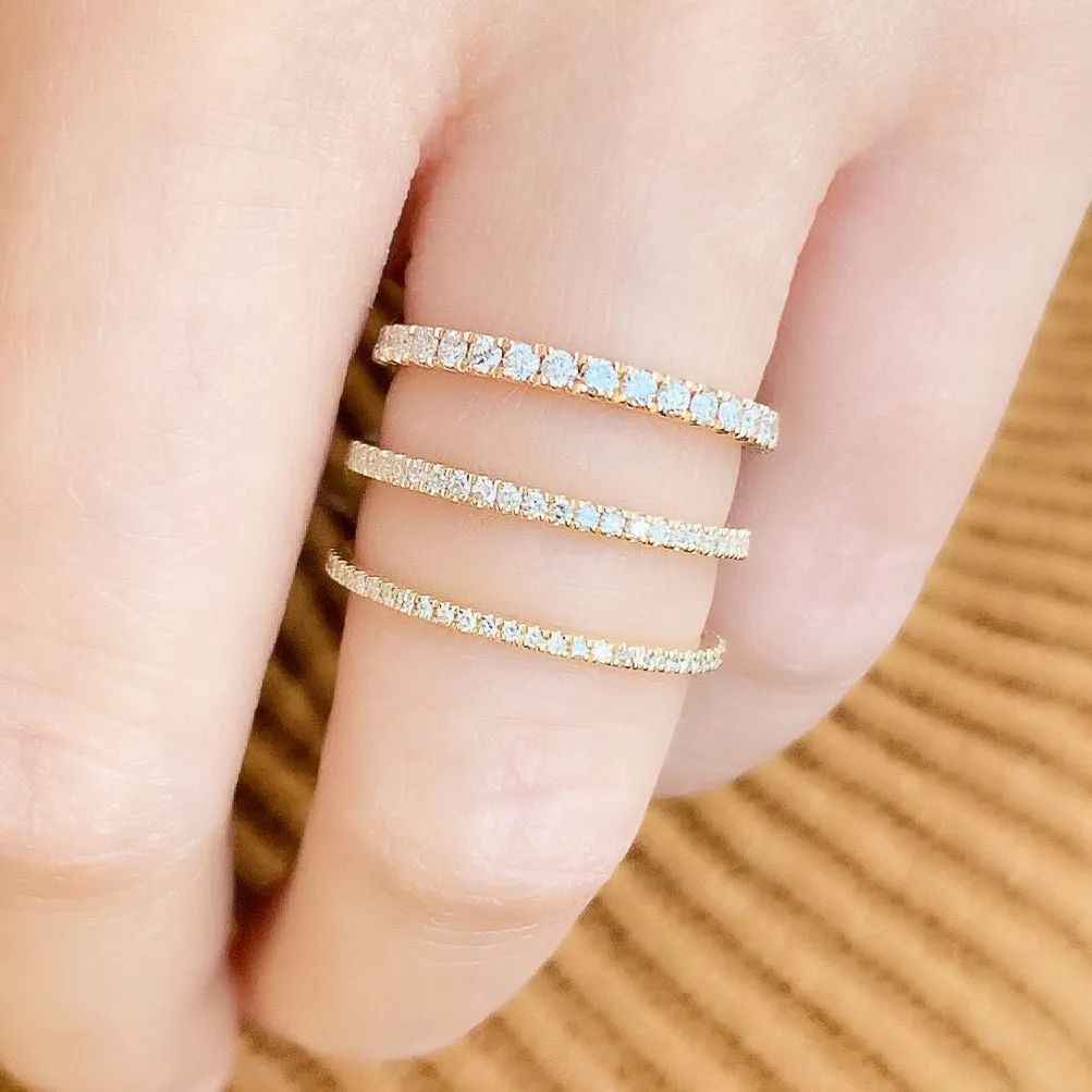 Pave Eternity Band