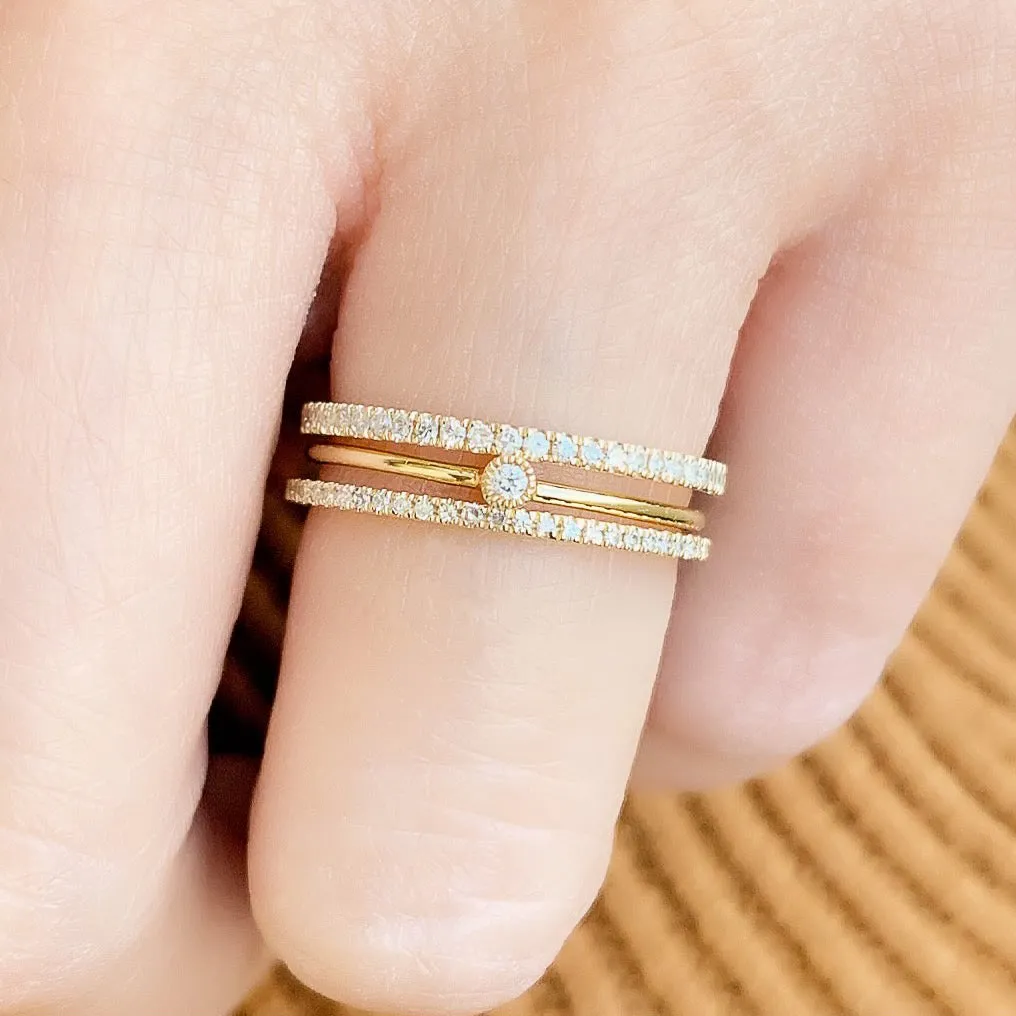 Pave Eternity Band