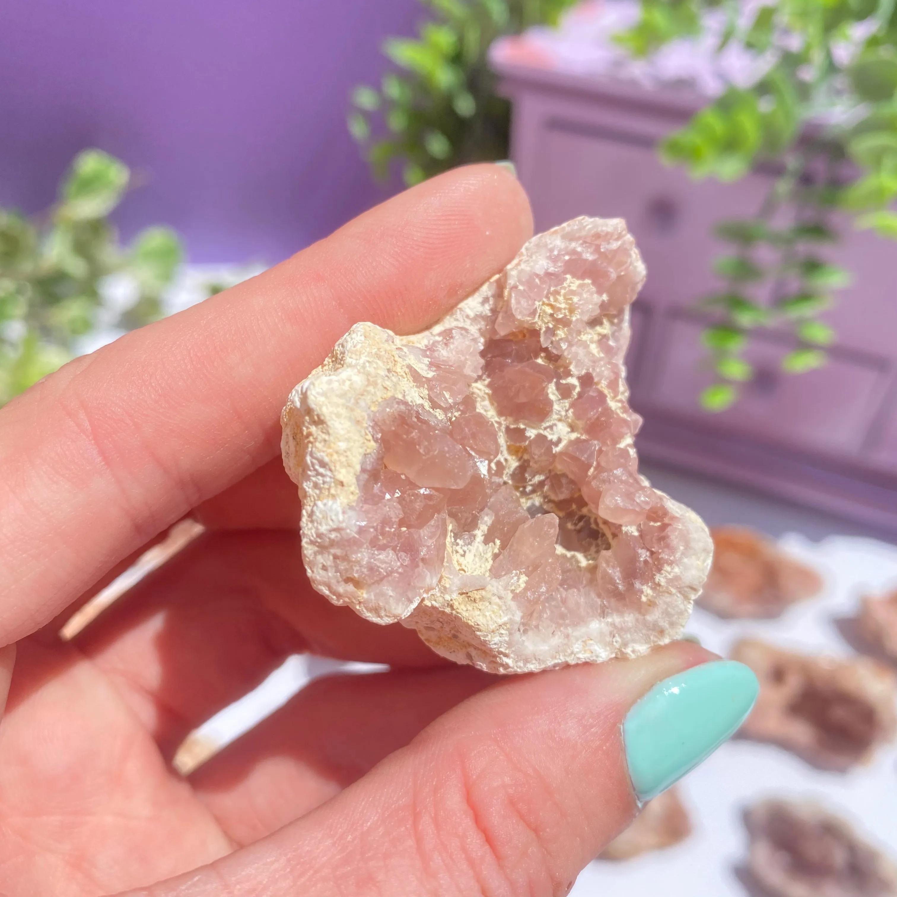 Pink Amethyst Geode