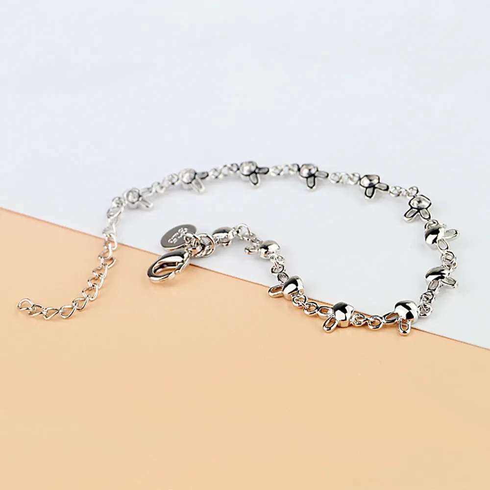 Platinum Rabbit Bracelet - Simple