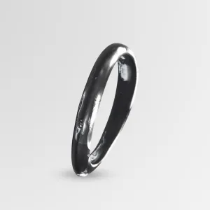 Rock Wishbone Bangle - Monochrome