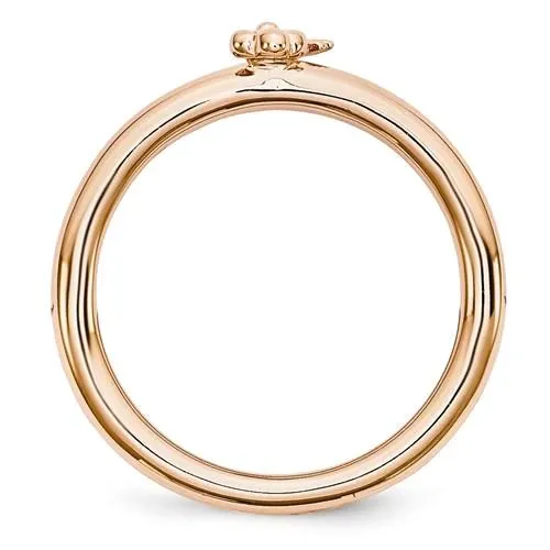 Rose Gold Sterling Silver Stackable Expressions Key Ring